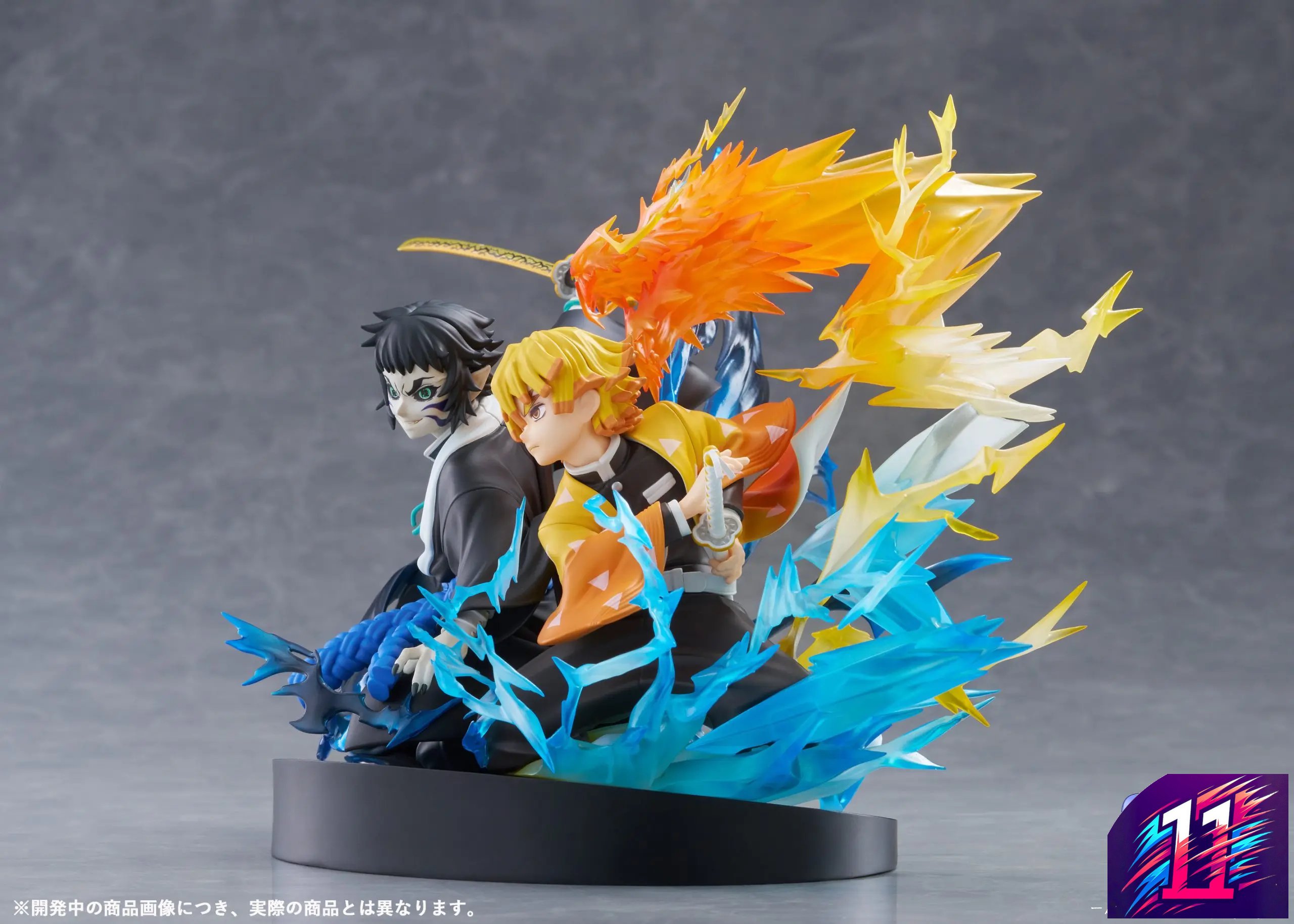 Aniplex - Demon Slayer: Kimetsu no Yaiba Zenitsu Agatsuma X Kaigaku NON Scale Figure (Licensed)