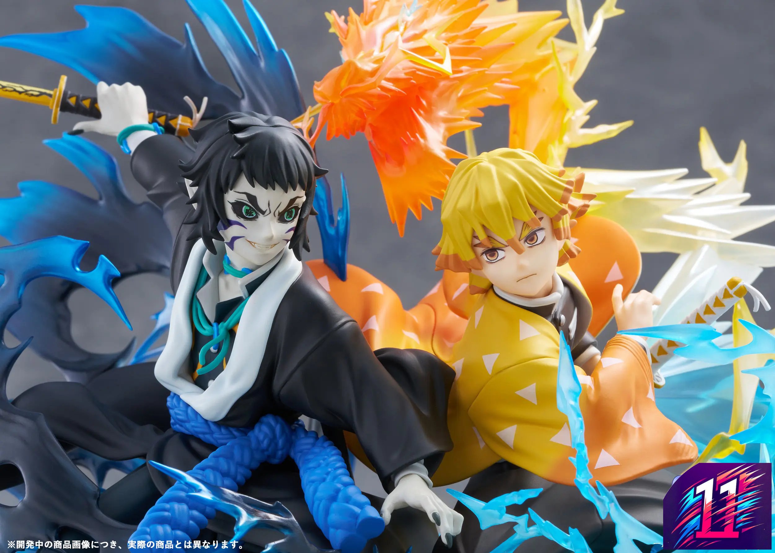 Aniplex - Demon Slayer: Kimetsu no Yaiba Zenitsu Agatsuma X Kaigaku NON Scale Figure (Licensed)