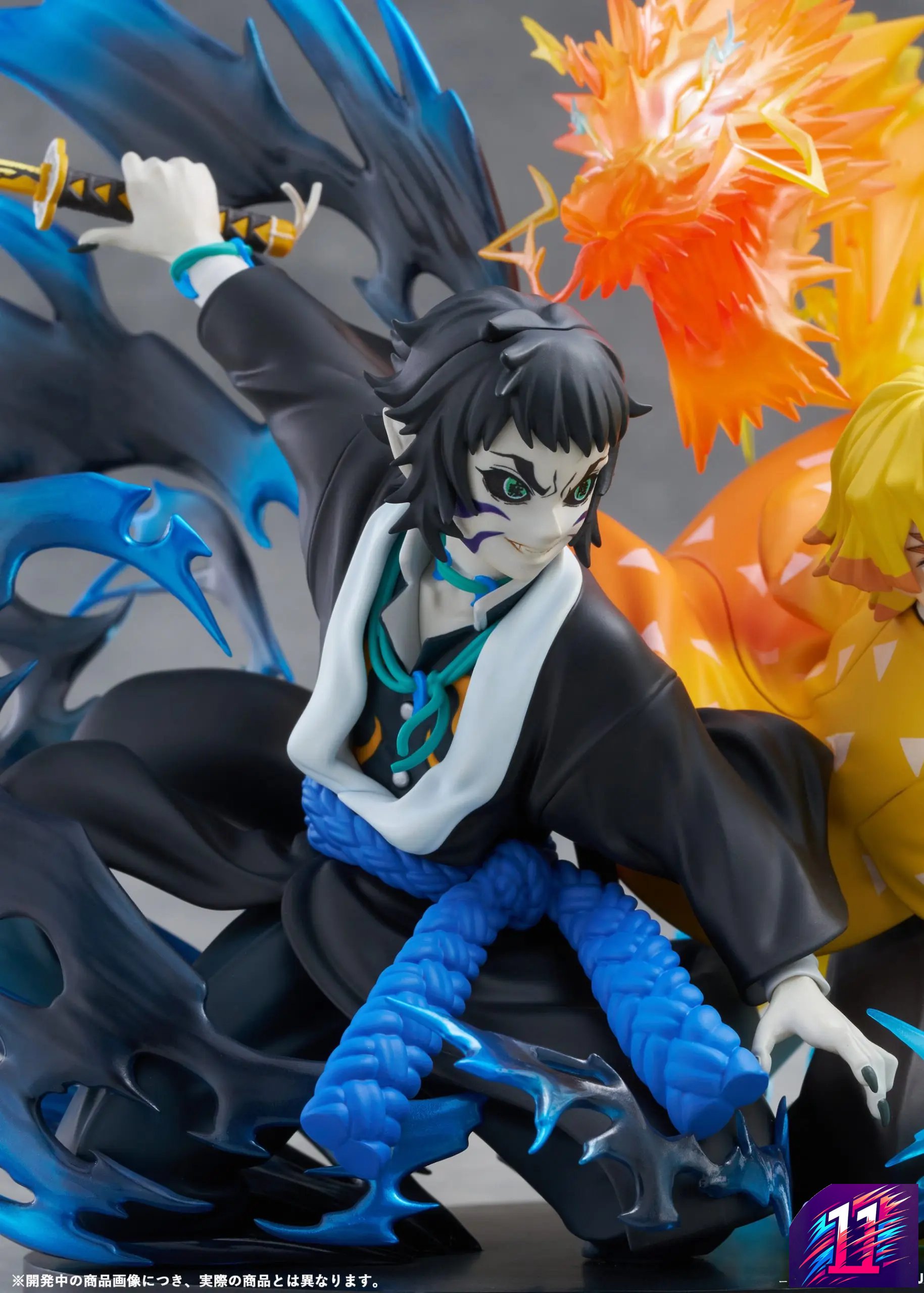 Aniplex - Demon Slayer: Kimetsu no Yaiba Zenitsu Agatsuma X Kaigaku NON Scale Figure (Licensed)