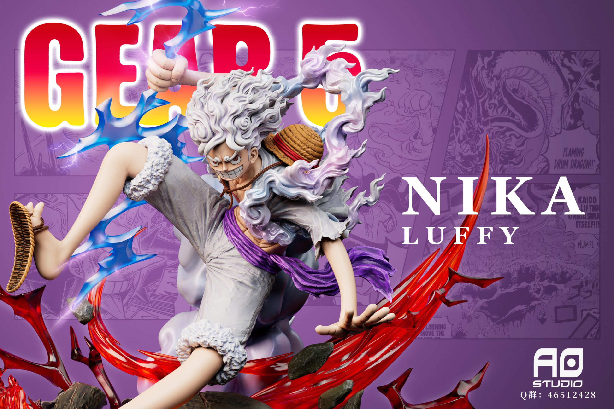 Ao Studio One Piece Nika Luffy