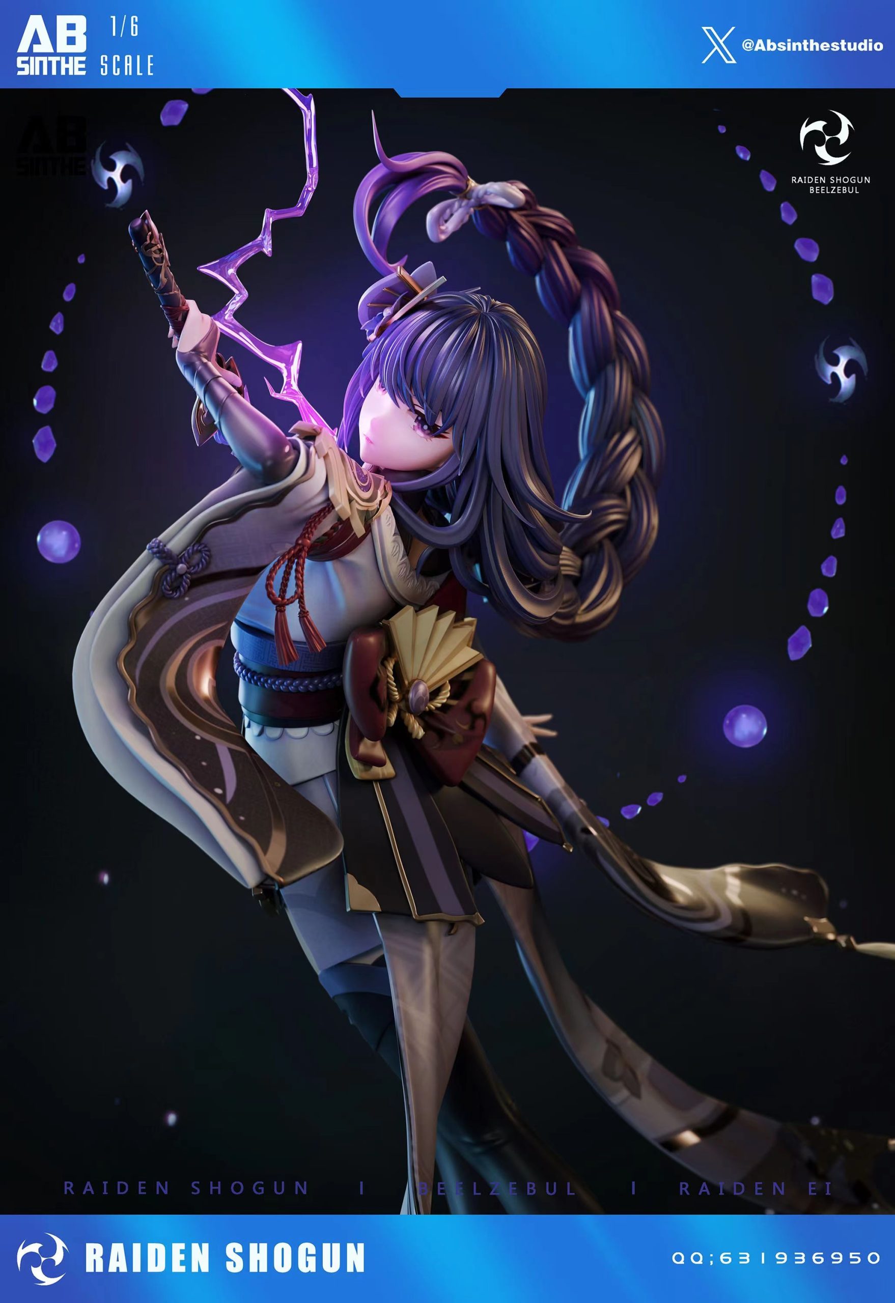 Absinthe Studio Genshin Impact Raiden Shogun
