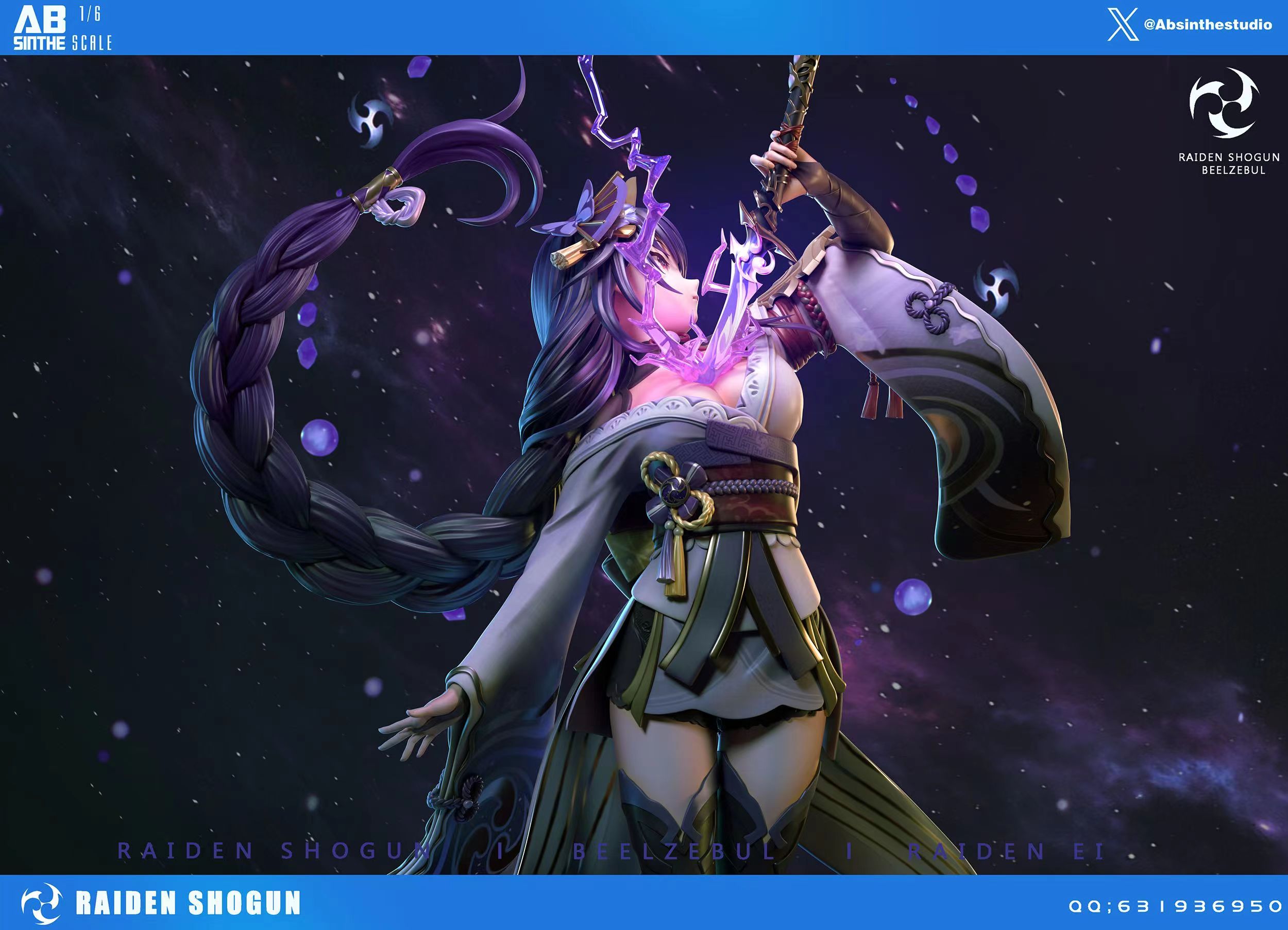 Absinthe Studio Genshin Impact Raiden Shogun