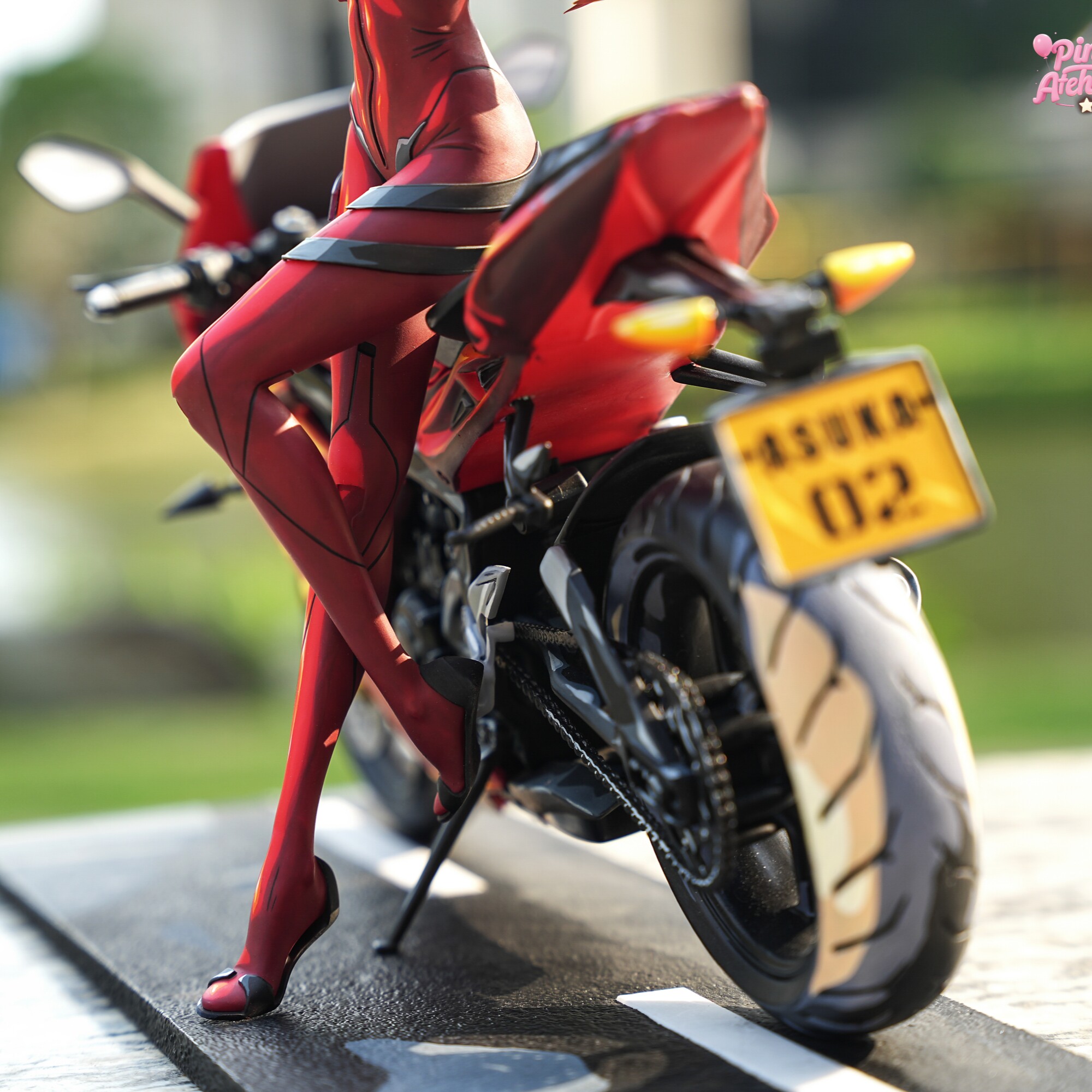 Aetheria Studio X SX Studio - Asuka Langley Sohryu Motorcycle Girl Neon Genesis Evangelion
