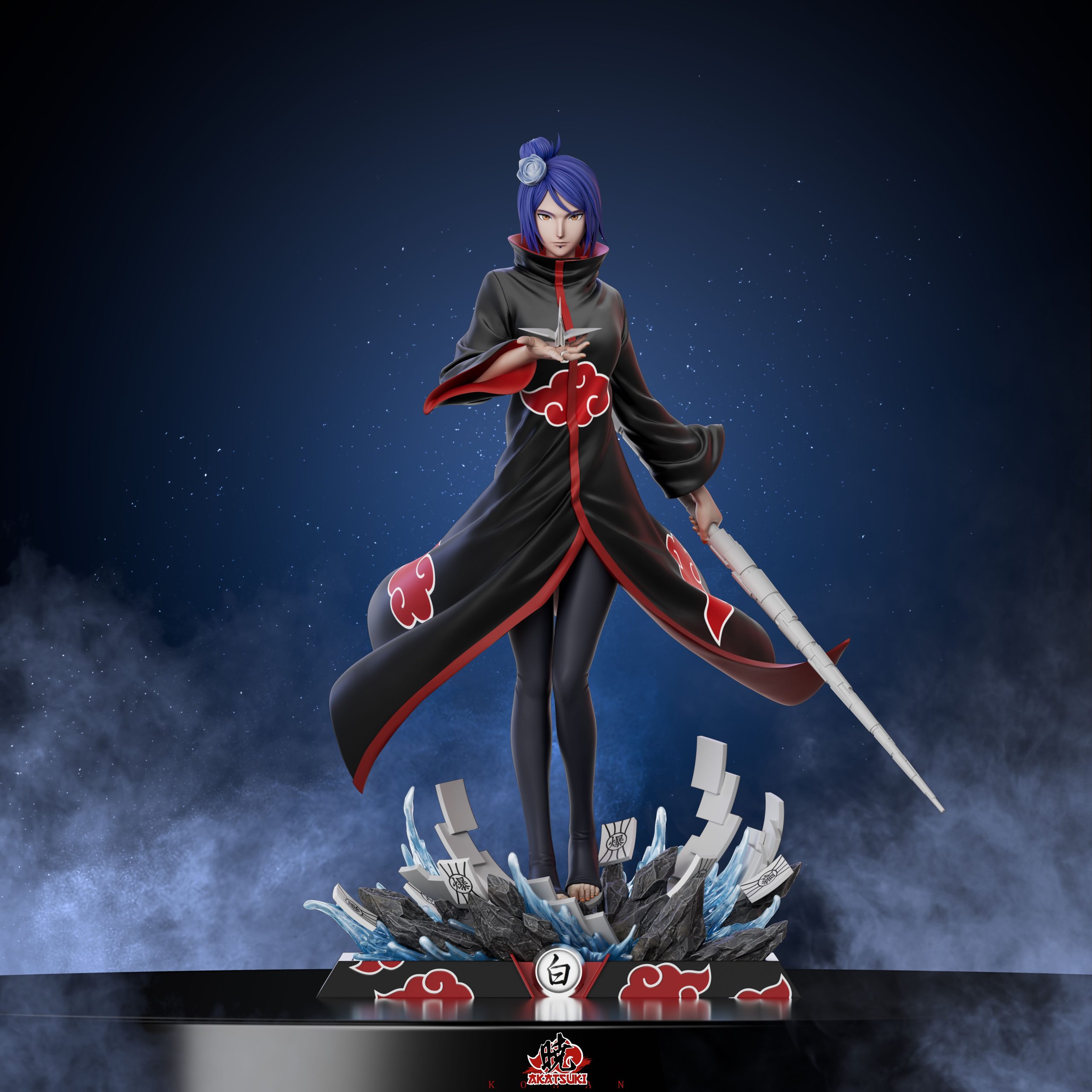 Akatsuki 3 Akatsuki Studio – Naruto NO.3 Konan - elevenGK Anime