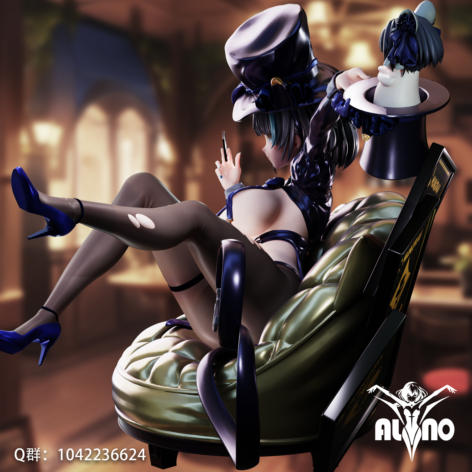 Alyno Studio - Azur Lane Erotic Magic Cheshire