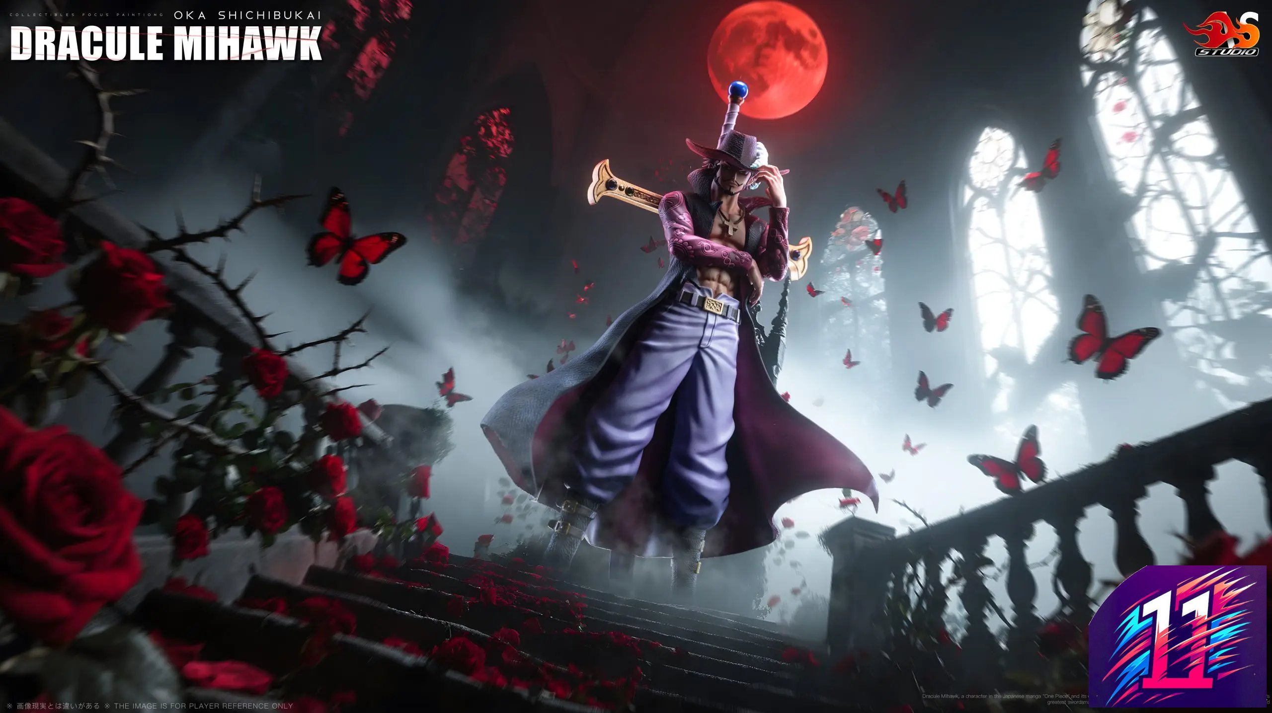 As Studio - Oka Shichibukai #8 Mihawk One Piece