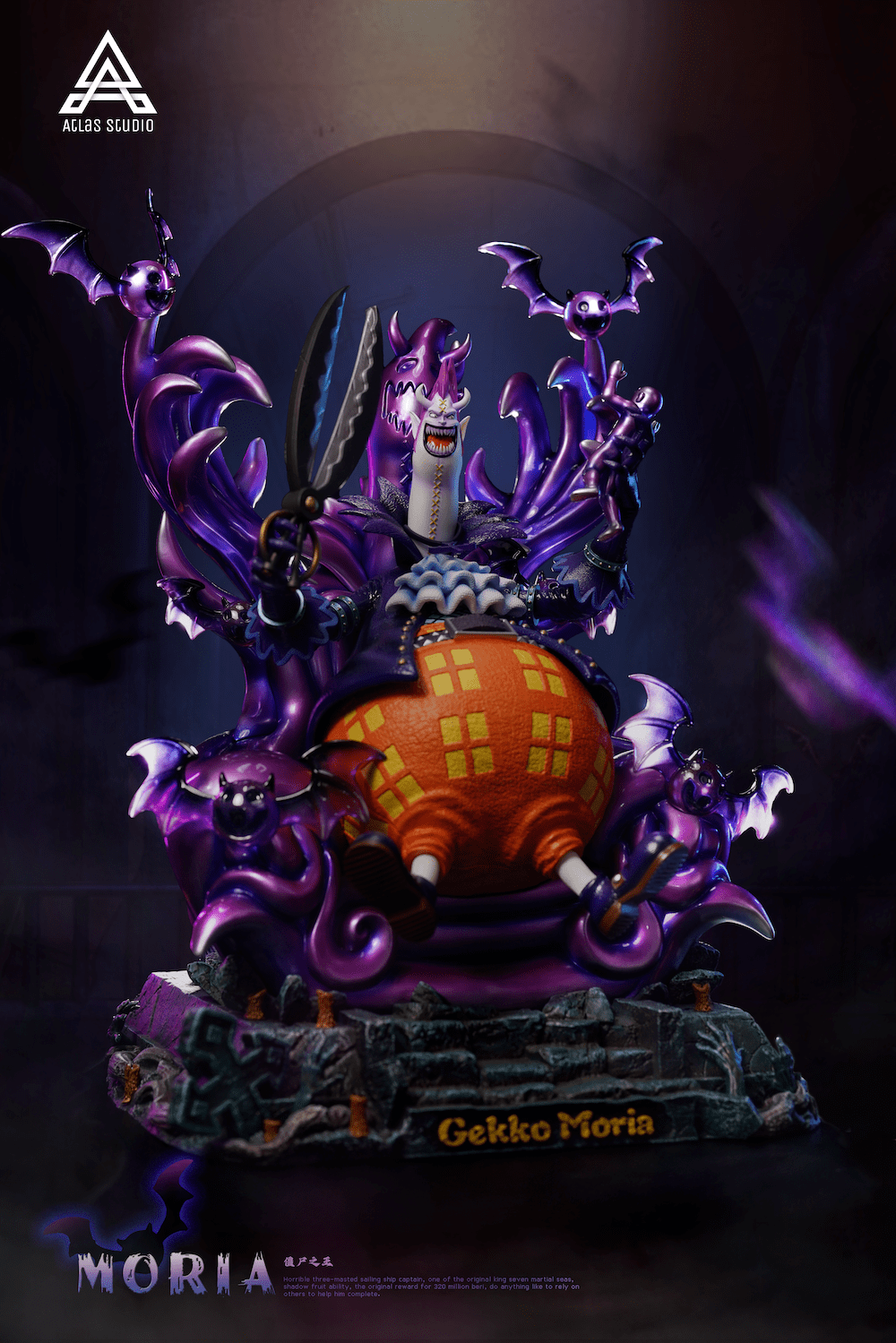 Atlas Studio - One Piece Shichibukai Sitting Gekko Moria