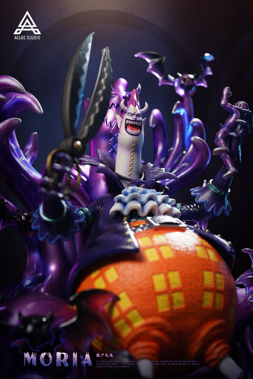 Atlas Studio - One Piece Shichibukai Sitting Gekko Moria