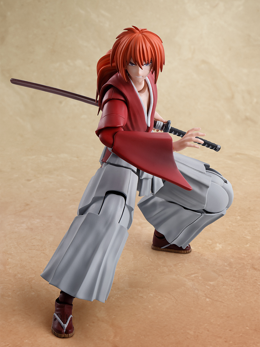 BANDAI - Bandai Souls SHF Rurouni Kenshin Meiji Swordsman Romance Tan Himura Kenshin movable