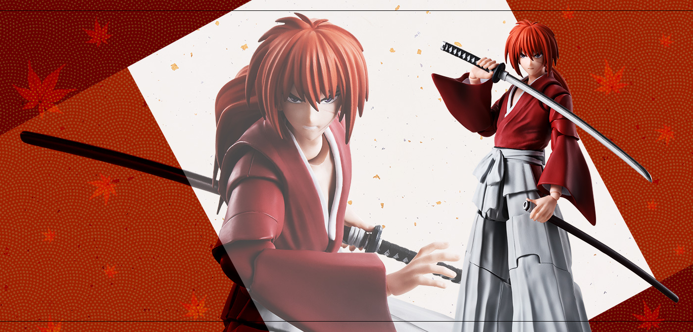 BANDAI - Bandai Souls SHF Rurouni Kenshin Meiji Swordsman Romance Tan Himura Kenshin movable