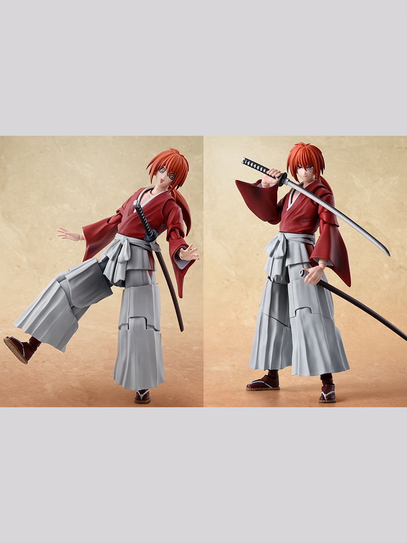 BANDAI - Bandai Souls SHF Rurouni Kenshin Meiji Swordsman Romance Tan Himura Kenshin movable
