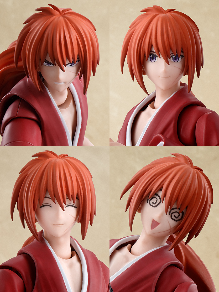 BANDAI - Bandai Souls SHF Rurouni Kenshin Meiji Swordsman Romance Tan Himura Kenshin movable