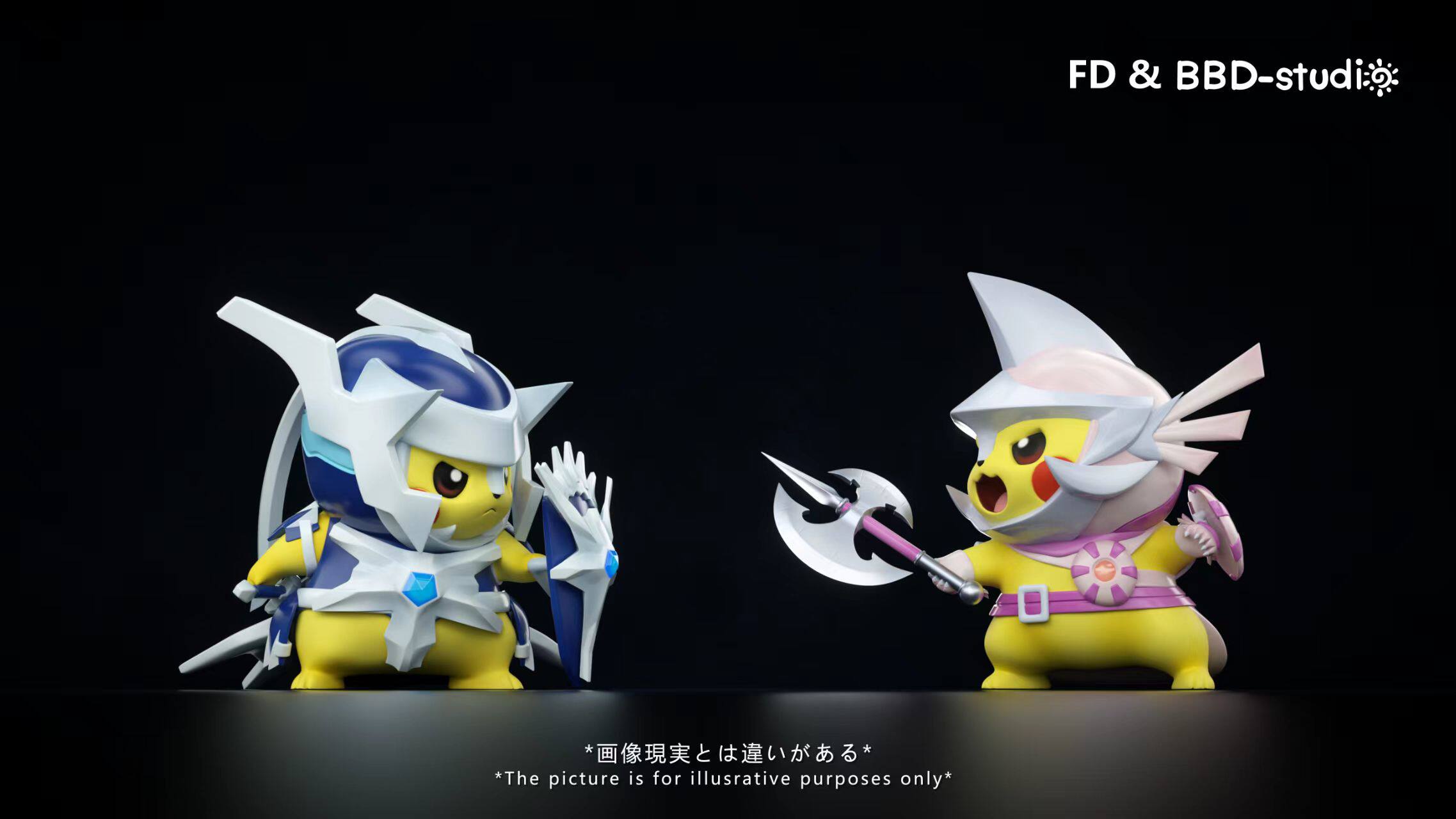 BBD Studio - Pikachu COS Dialga X Palkia Pokémon