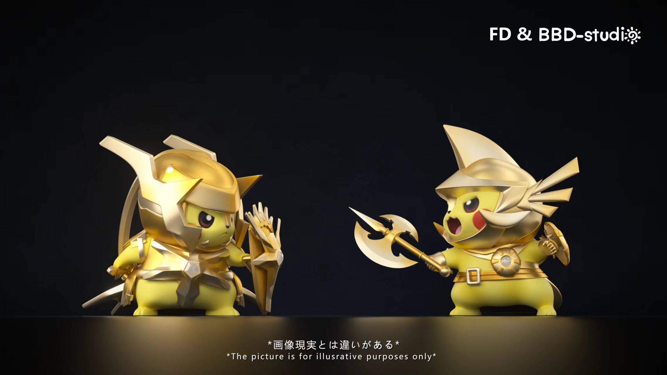 BBD Studio - Pikachu COS Dialga X Palkia Pokémon