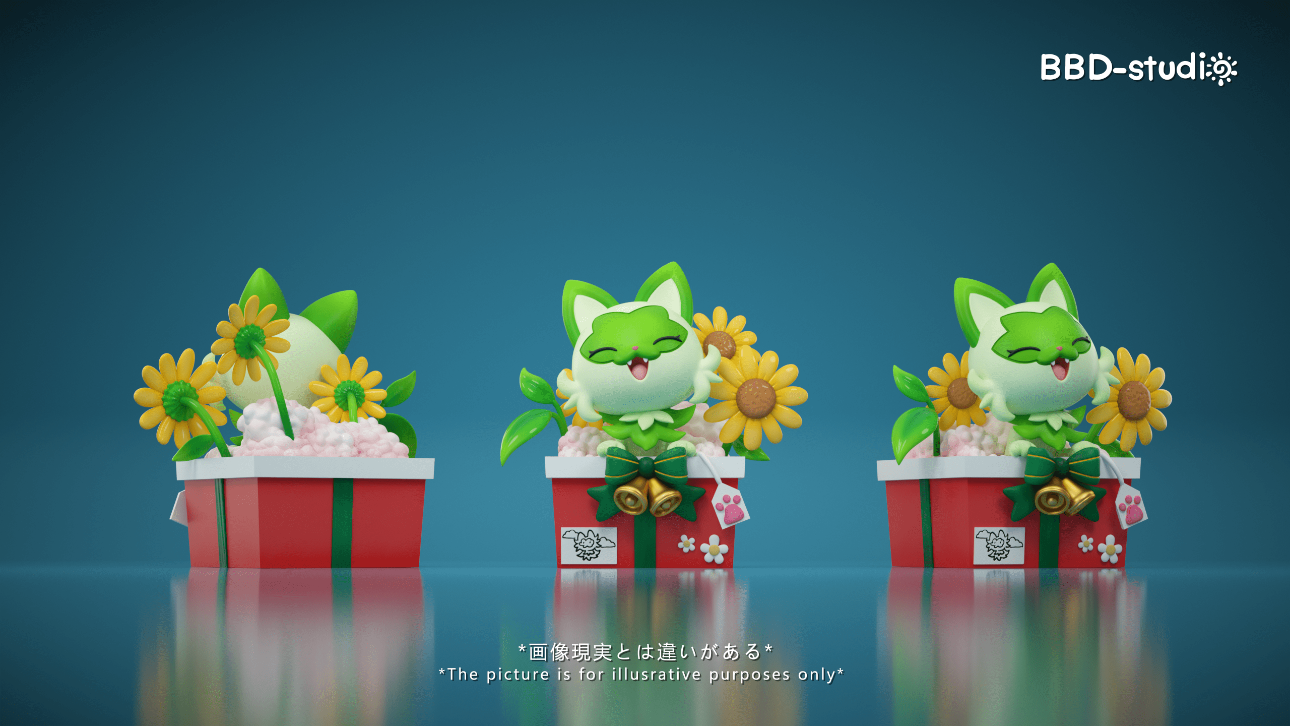 BBD Studio - Pokémon Potted Plant #4 Christmas Gift Sprigatito