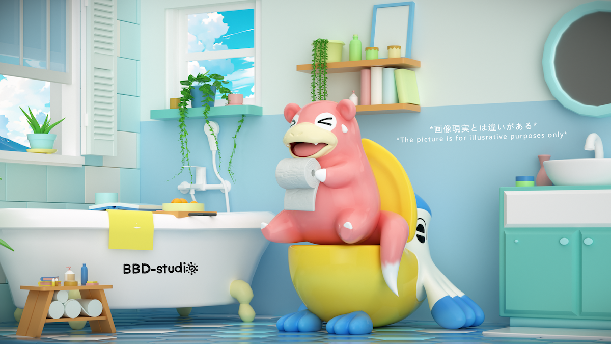 BBD Studio - Pokémon Toilet Slowpoke
