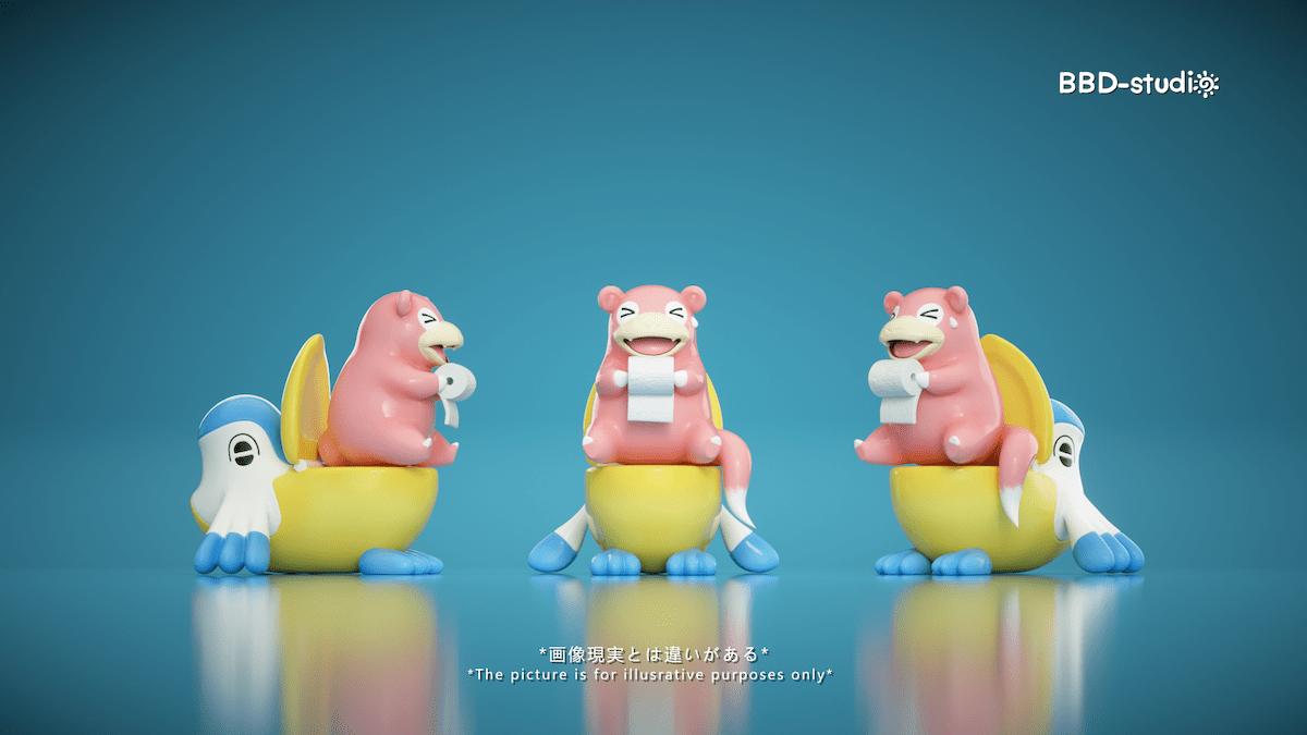BBD Studio - Pokémon Toilet Slowpoke
