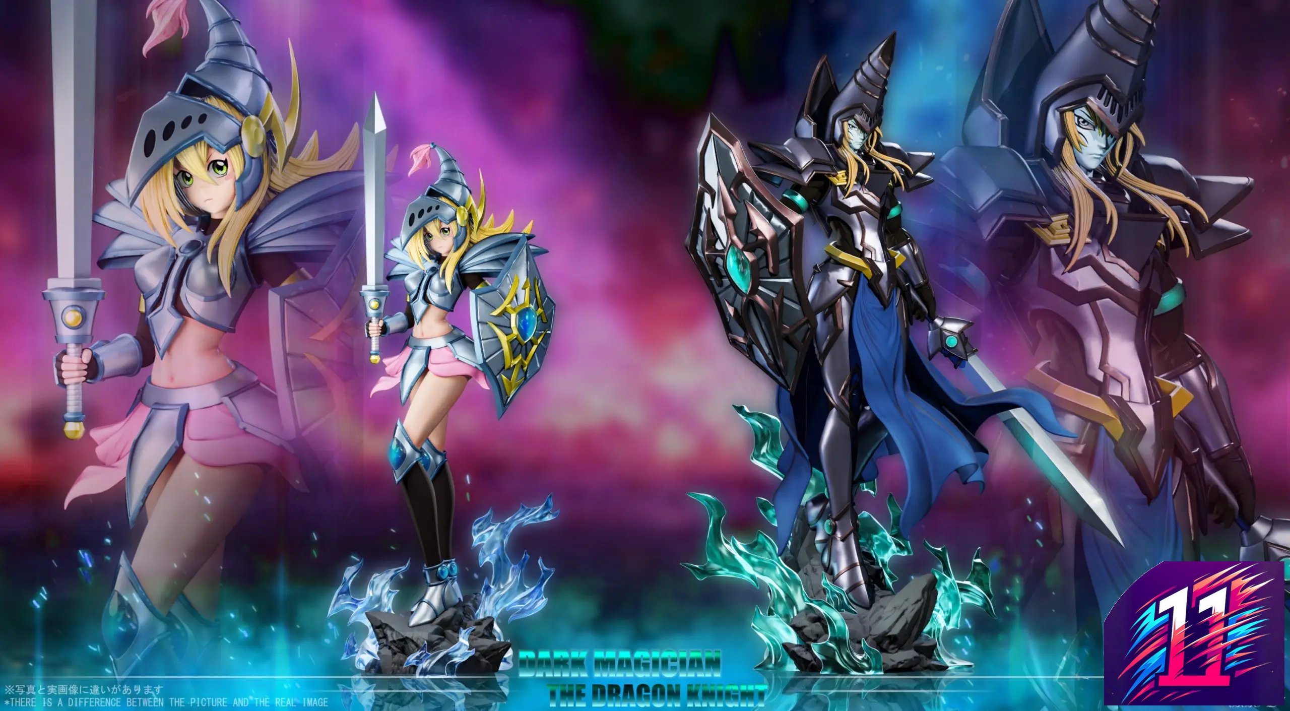 BBSD Studio - Dark Magician X Dark Magician Girl the Dragon Knight Yu-Gi-Oh!
