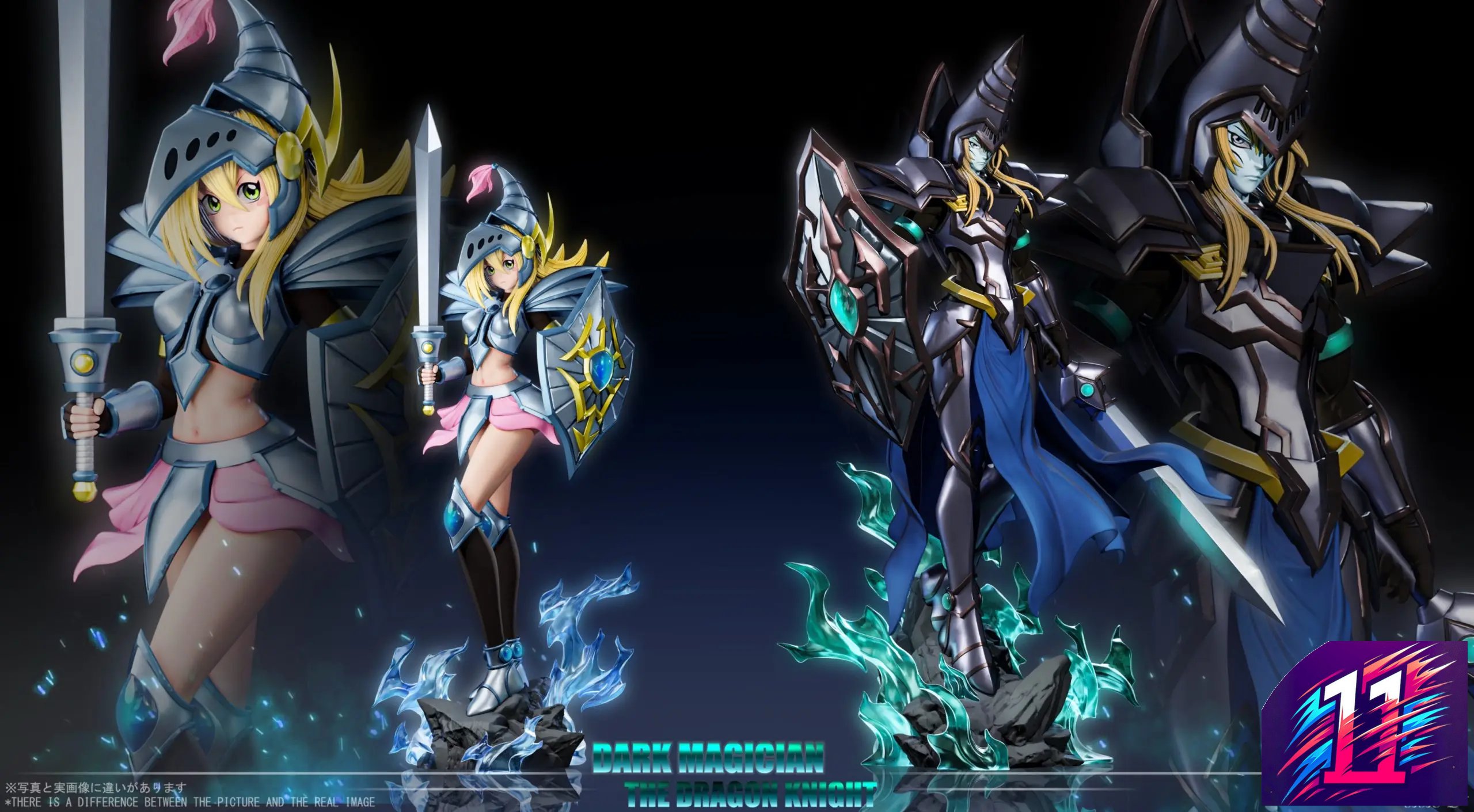 BBSD Studio - Dark Magician X Dark Magician Girl the Dragon Knight Yu-Gi-Oh!