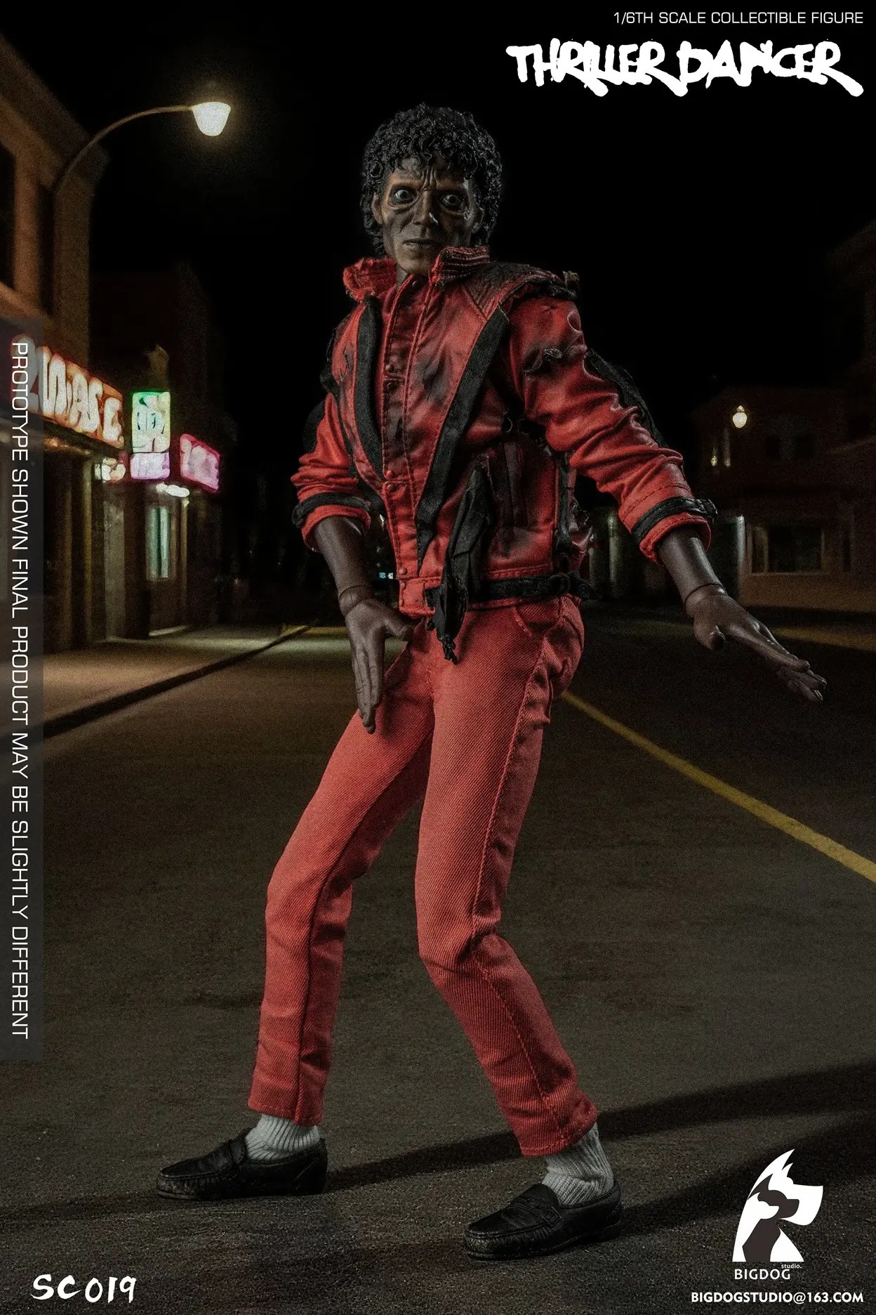 BIGDOG Studio - Michael JacksonThriller dancer Single version 1/6 Mobile Collection Soldier NOSC018 NOSC019