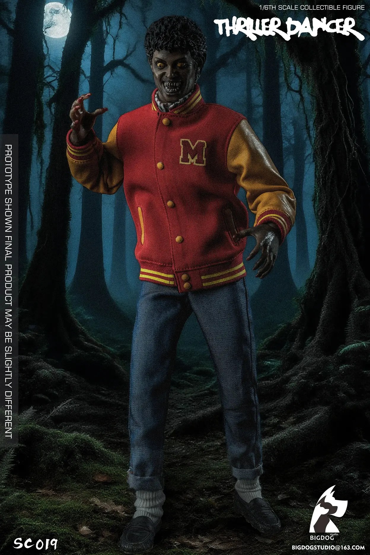BIGDOG Studio - Michael JacksonThriller dancer Single version 1/6 Mobile Collection Soldier NOSC018 NOSC019