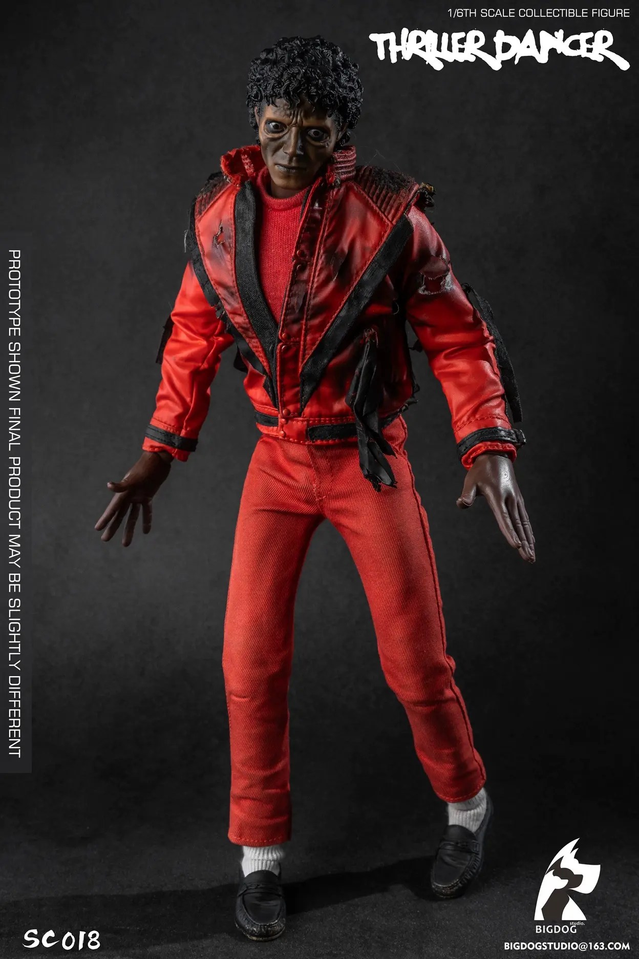 BIGDOG Studio - Michael JacksonThriller dancer Single version 1/6 Mobile Collection Soldier NOSC018 NOSC019
