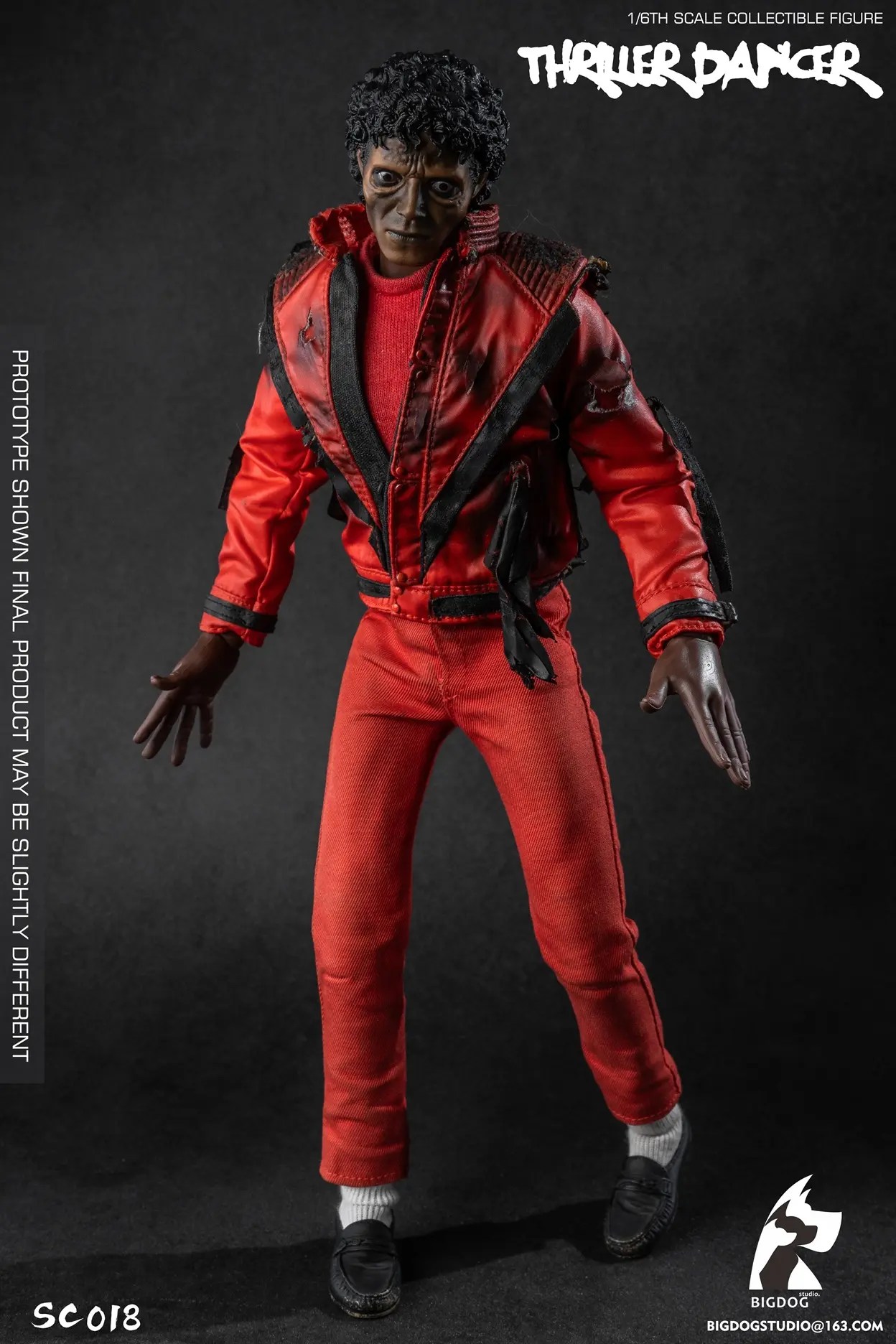 BIGDOG Studio - Michael JacksonThriller dancer Single version 1/6 Mobile Collection Soldier NOSC018 NOSC019