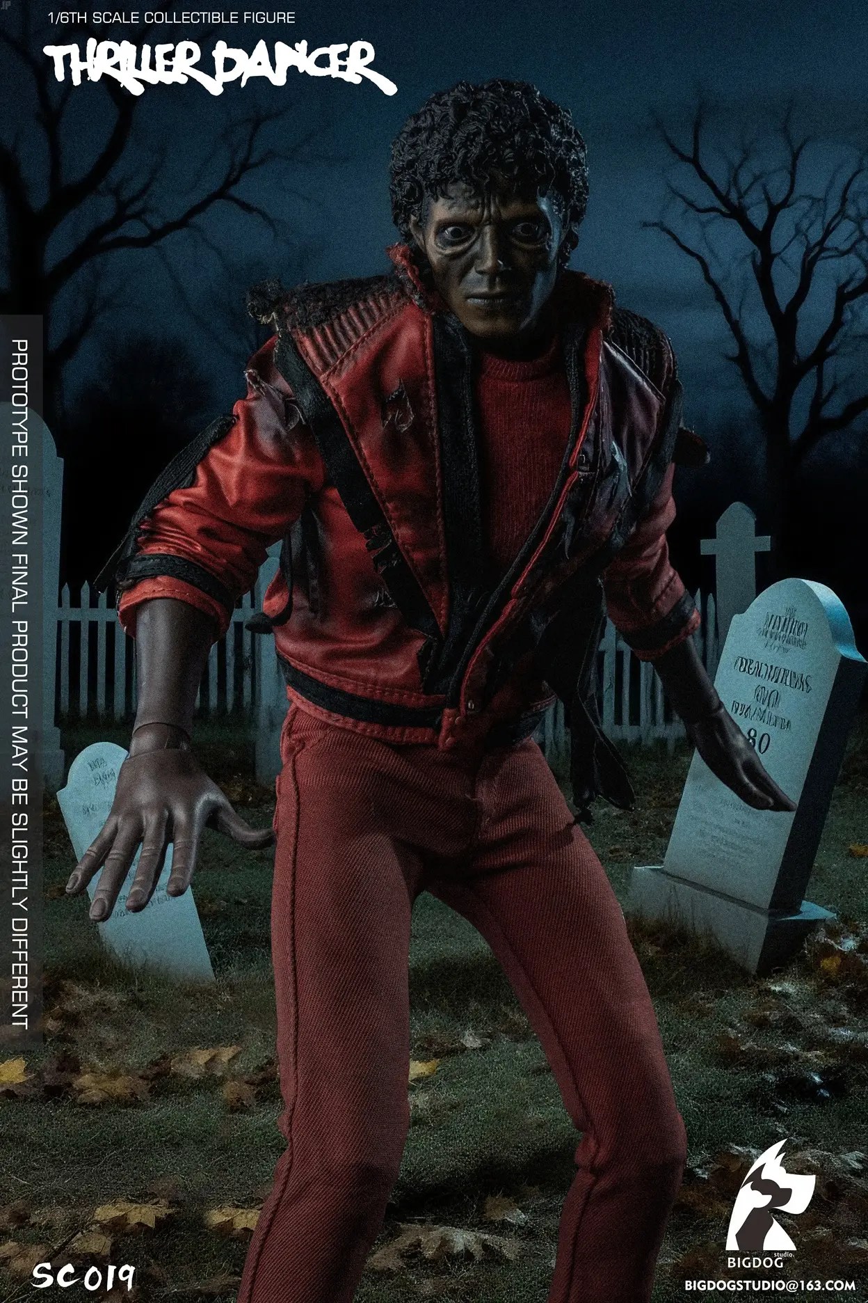 BIGDOG Studio - Michael JacksonThriller dancer Single version 1/6 Mobile Collection Soldier NOSC018 NOSC019