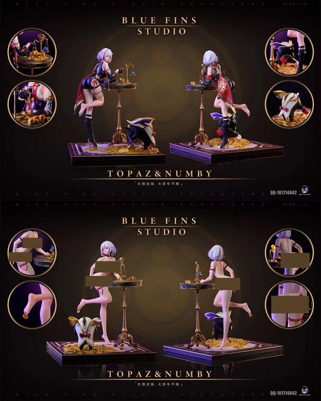 BLUE FINS Studio - Honkai: Star Rail Topaz & Numby