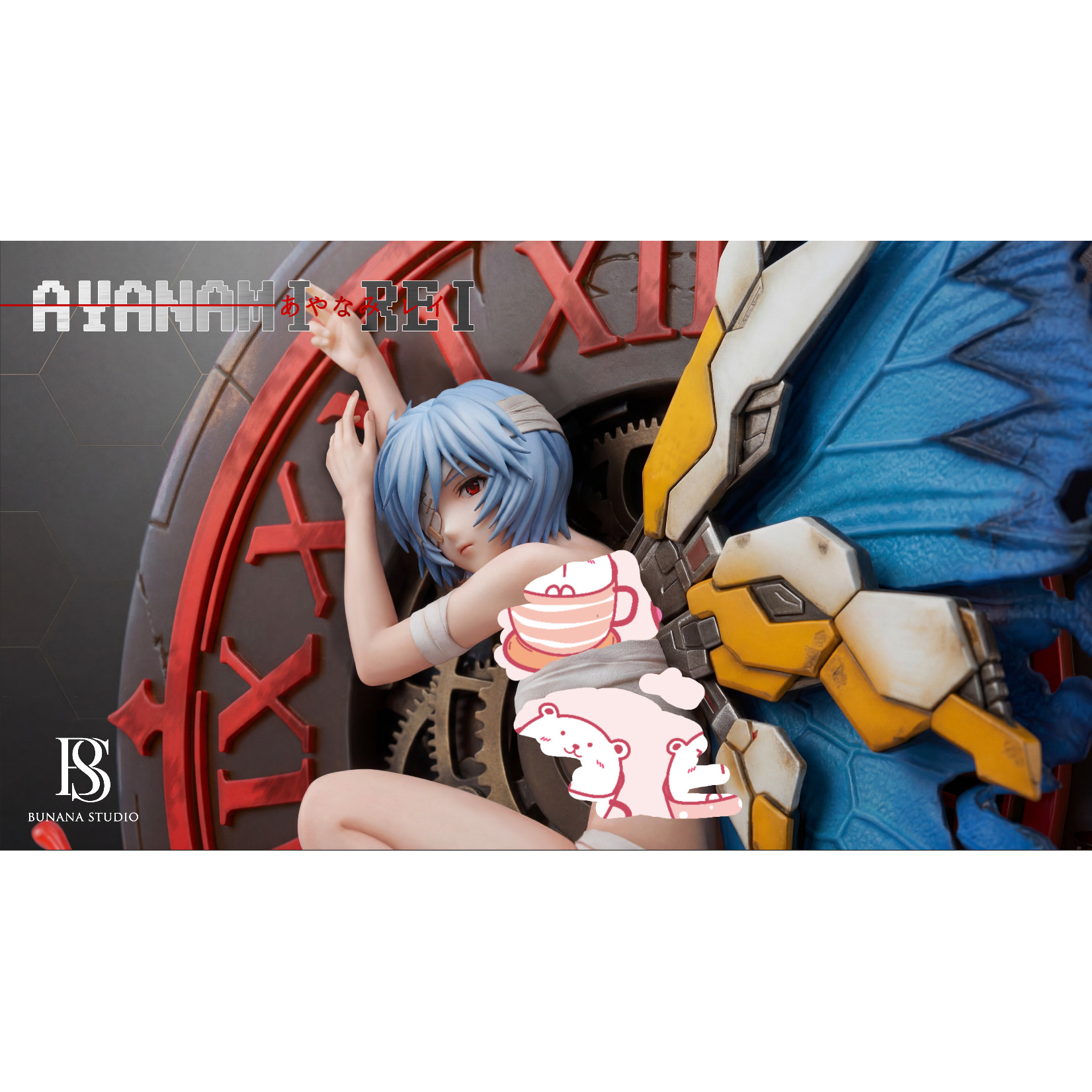 BUNANA Studio - Rei Ayanami Neon Genesis Evangelion