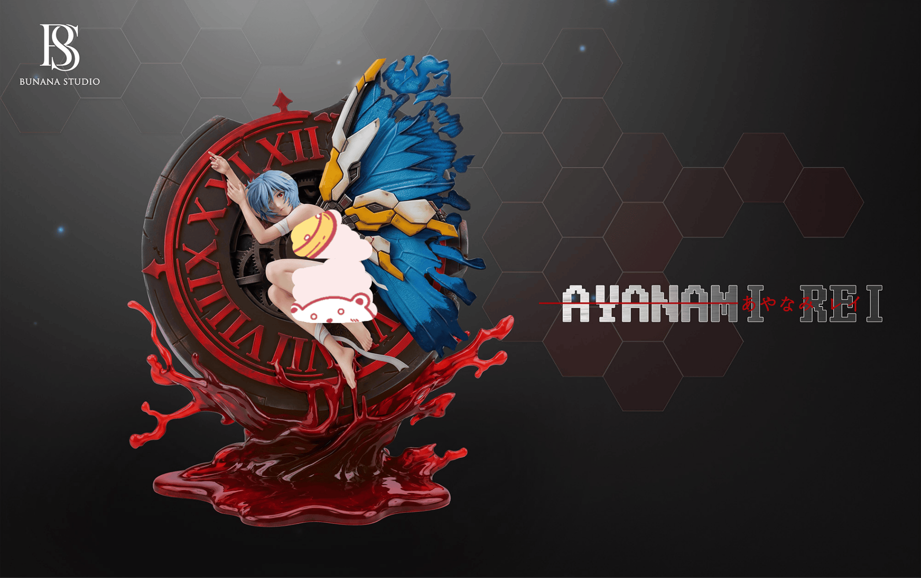 BUNANA Studio - Rei Ayanami Neon Genesis Evangelion