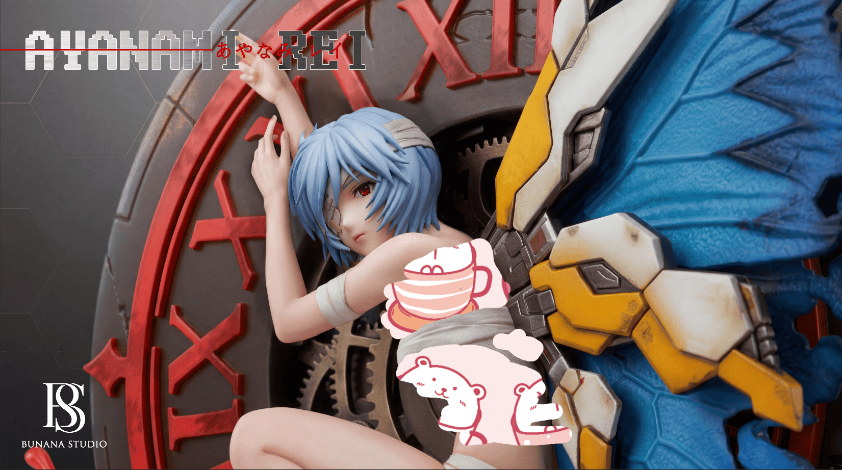BUNANA Studio - Rei Ayanami Neon Genesis Evangelion