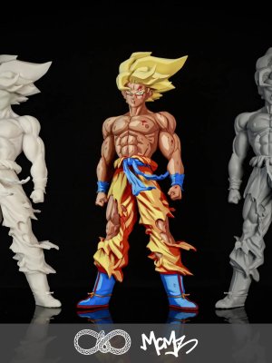 Boundless Blank Studio - Son Goku Anime Version Dragon Ball Boundless Blank Studio - Son Goku Anime Version Dragon Ball