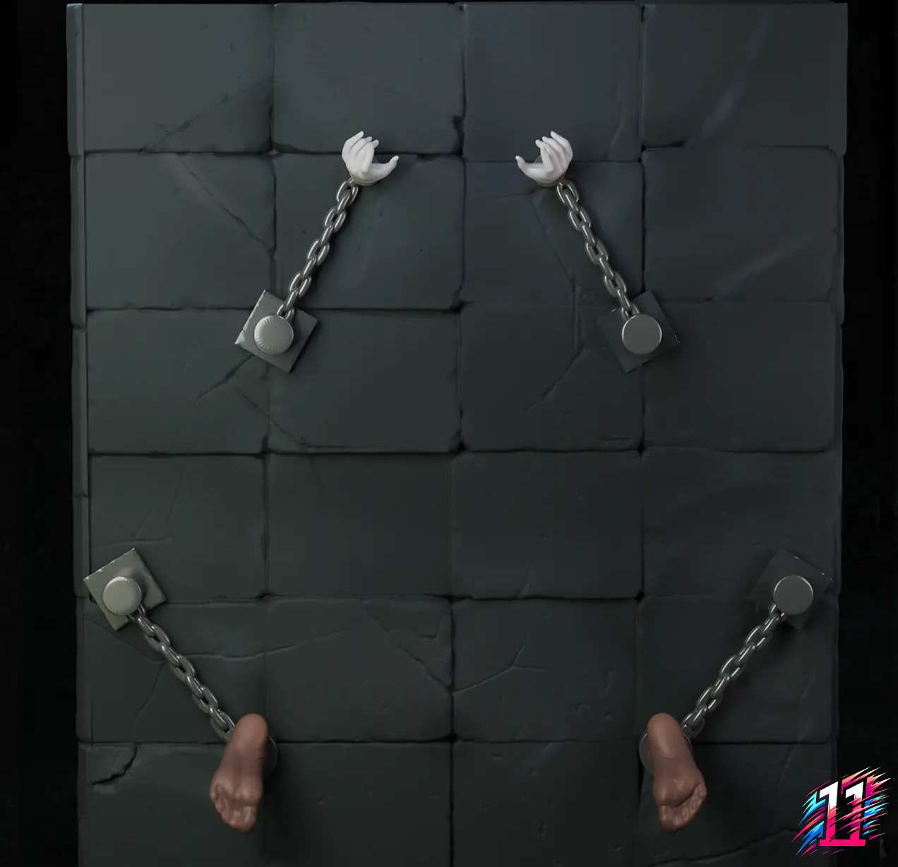 Beast Studio - Cynthia Embedded in Wall Pokémon