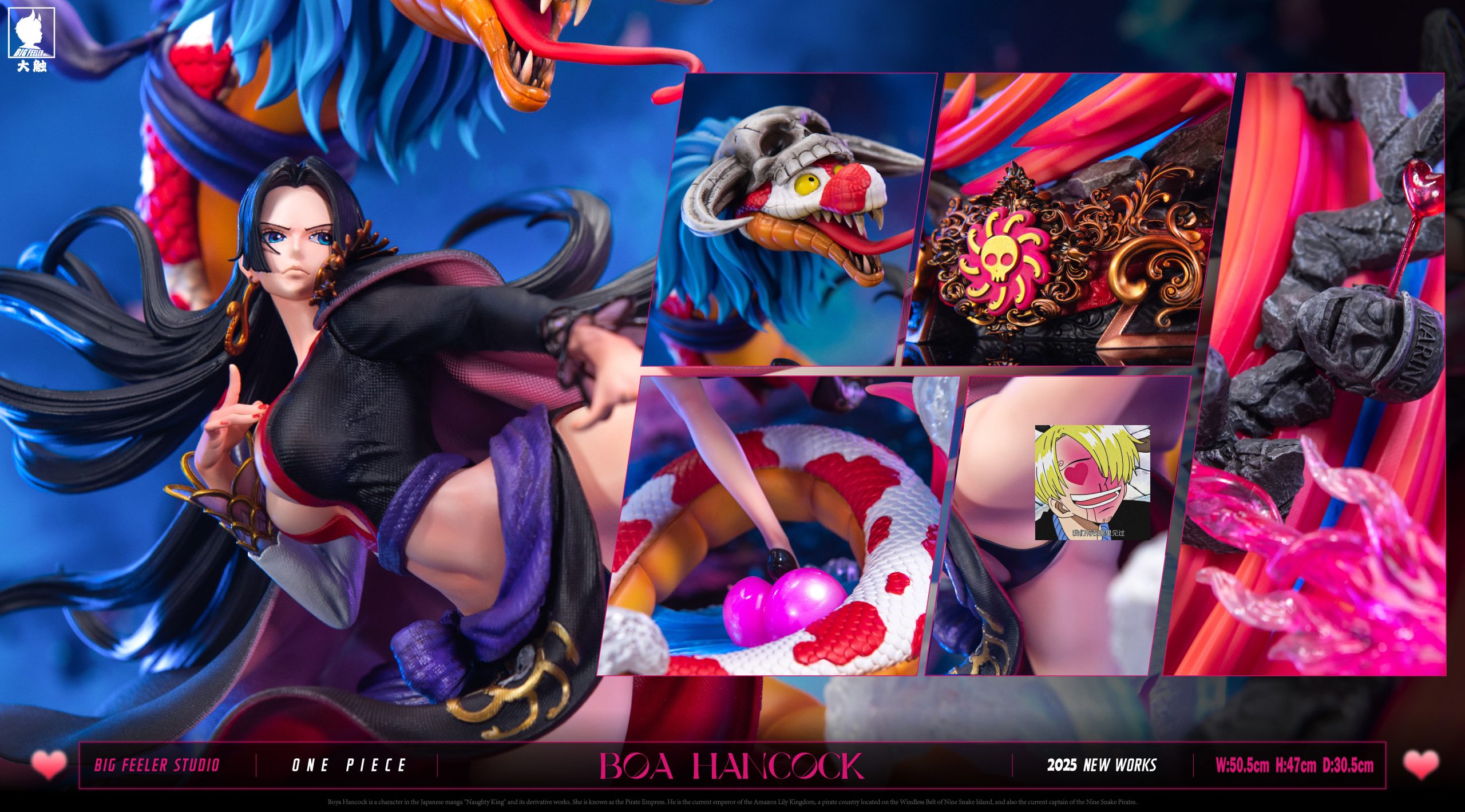 Big Feeler Studio - One Piece Series 2nd Movie Version Boa Hancock