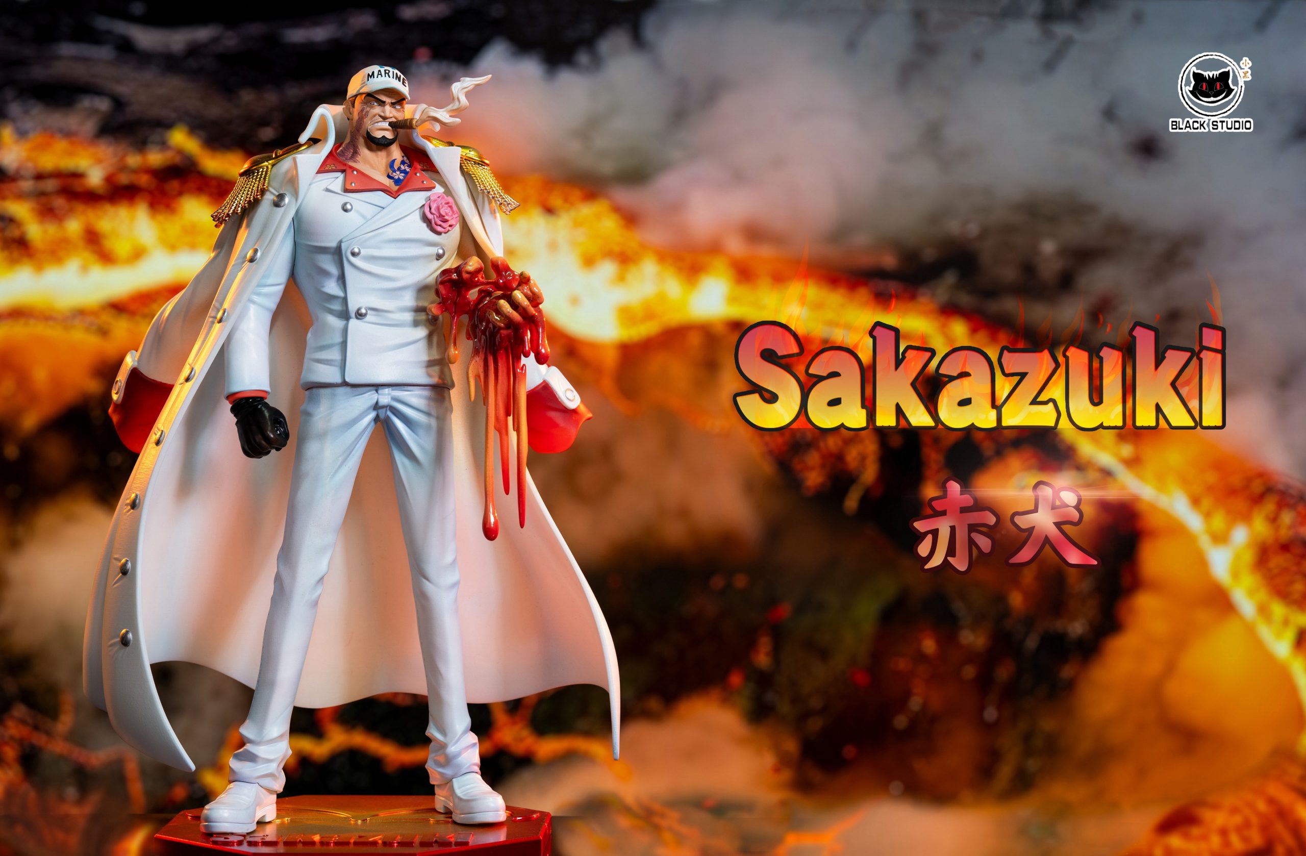 Black Studio - One Piece Navy Series Completion Resonance 18th Sakazuki & Issho