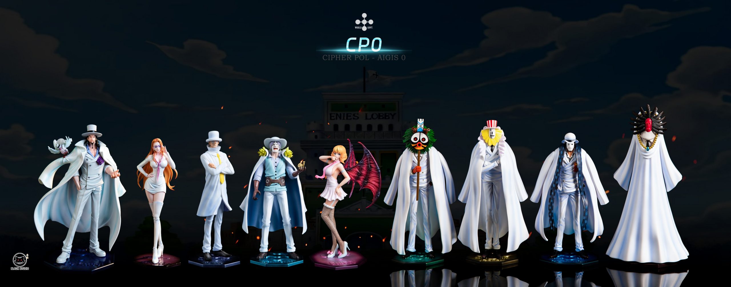 Black Studio - One Piece Resonance Completion Series cp0 Lucci & Kalifa