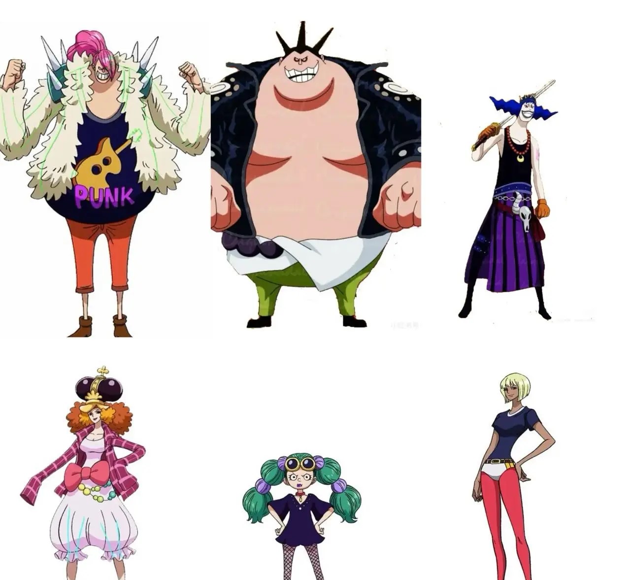 Black Studio - Six Officers of the Kid Pirates One Piece