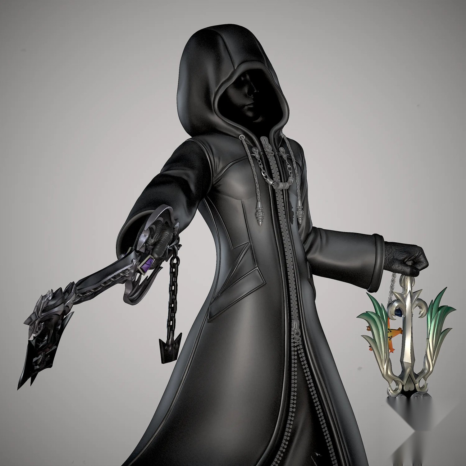 Black Swan Collectibles - Roxas From KH2 Kingdom Hearts