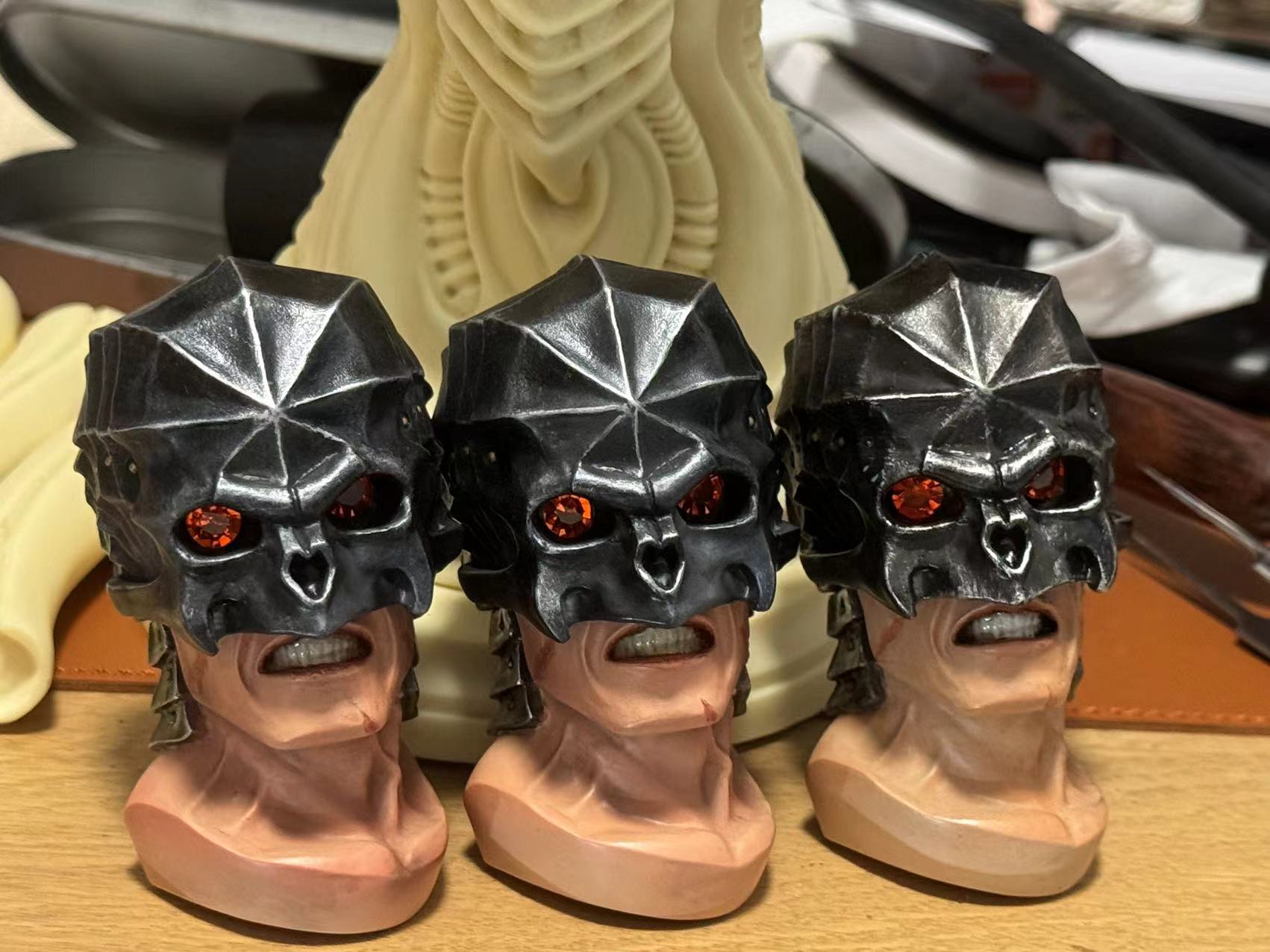 Break AOW Studio - Berserk Guts Skull head Sculpture