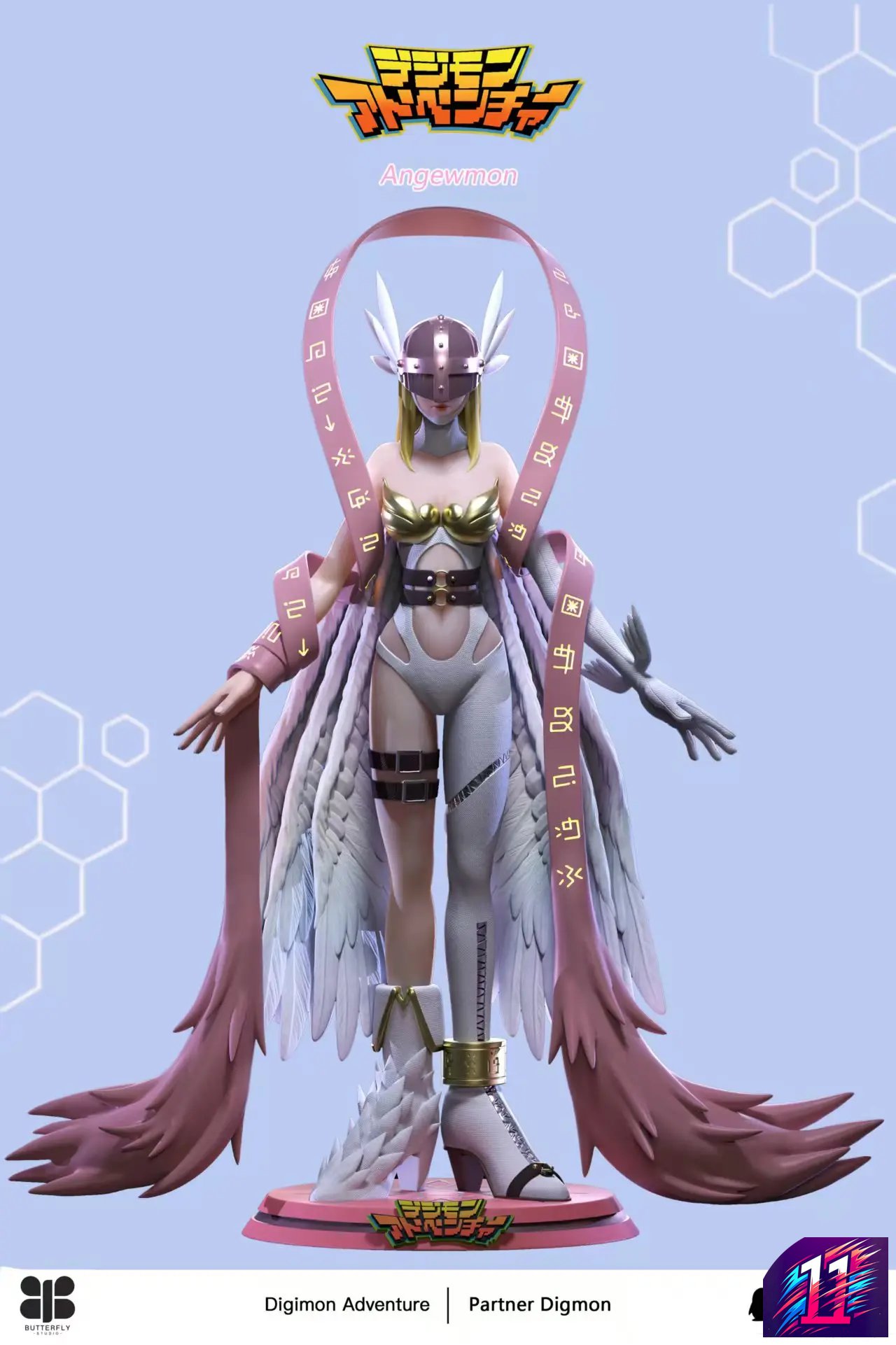 Butterfly Studio - Angewomon X Salamon Digimon