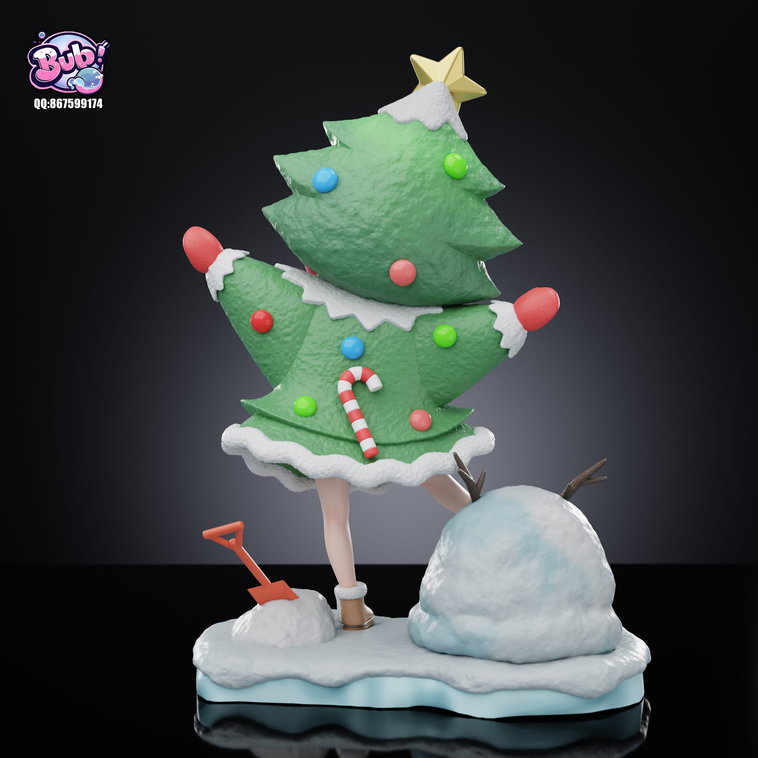 BubbleX Studio - Spy x Family Christmas Tree Anya Forger