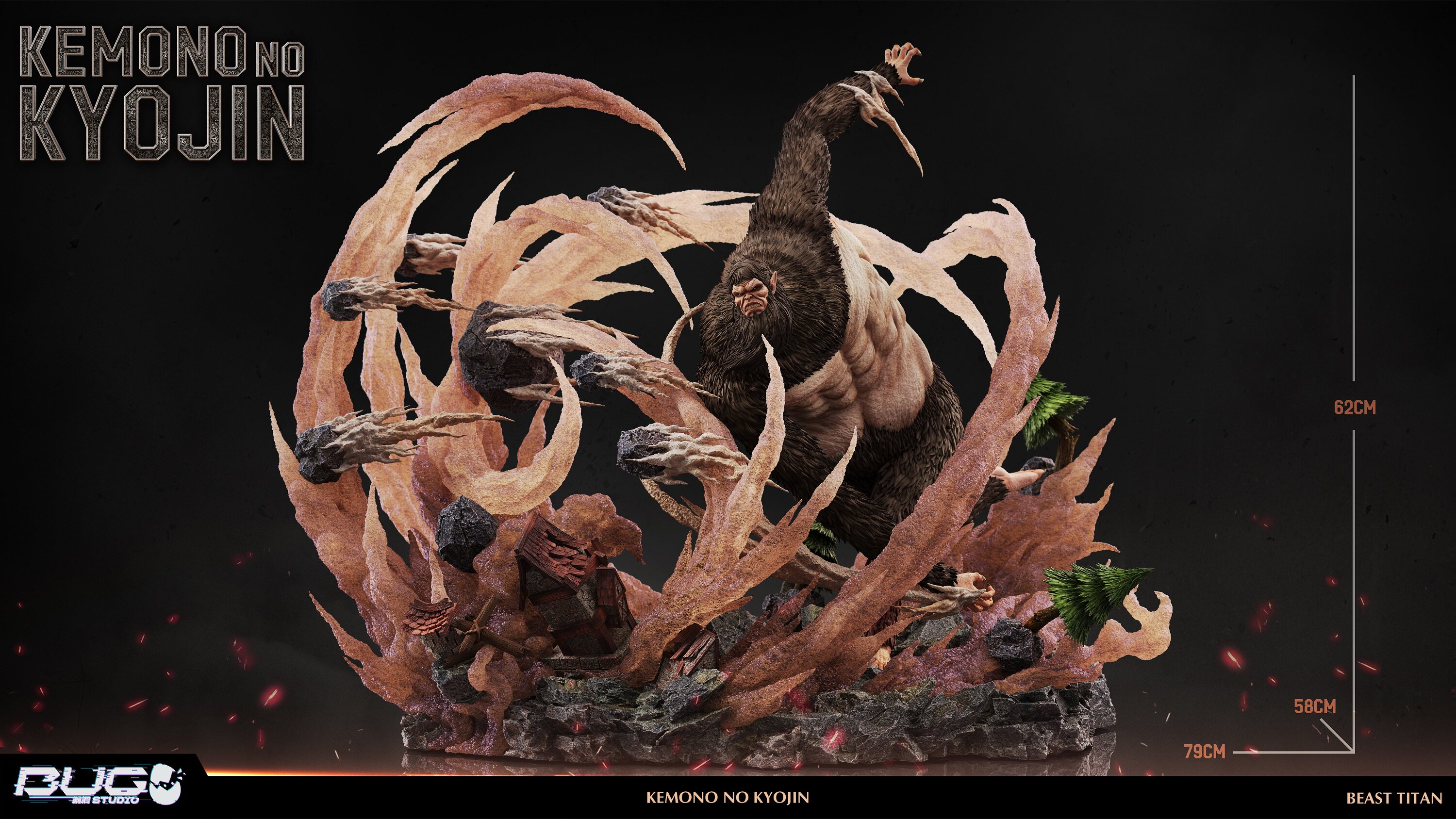 Bug Studio - Beast Titan Attack On Titan