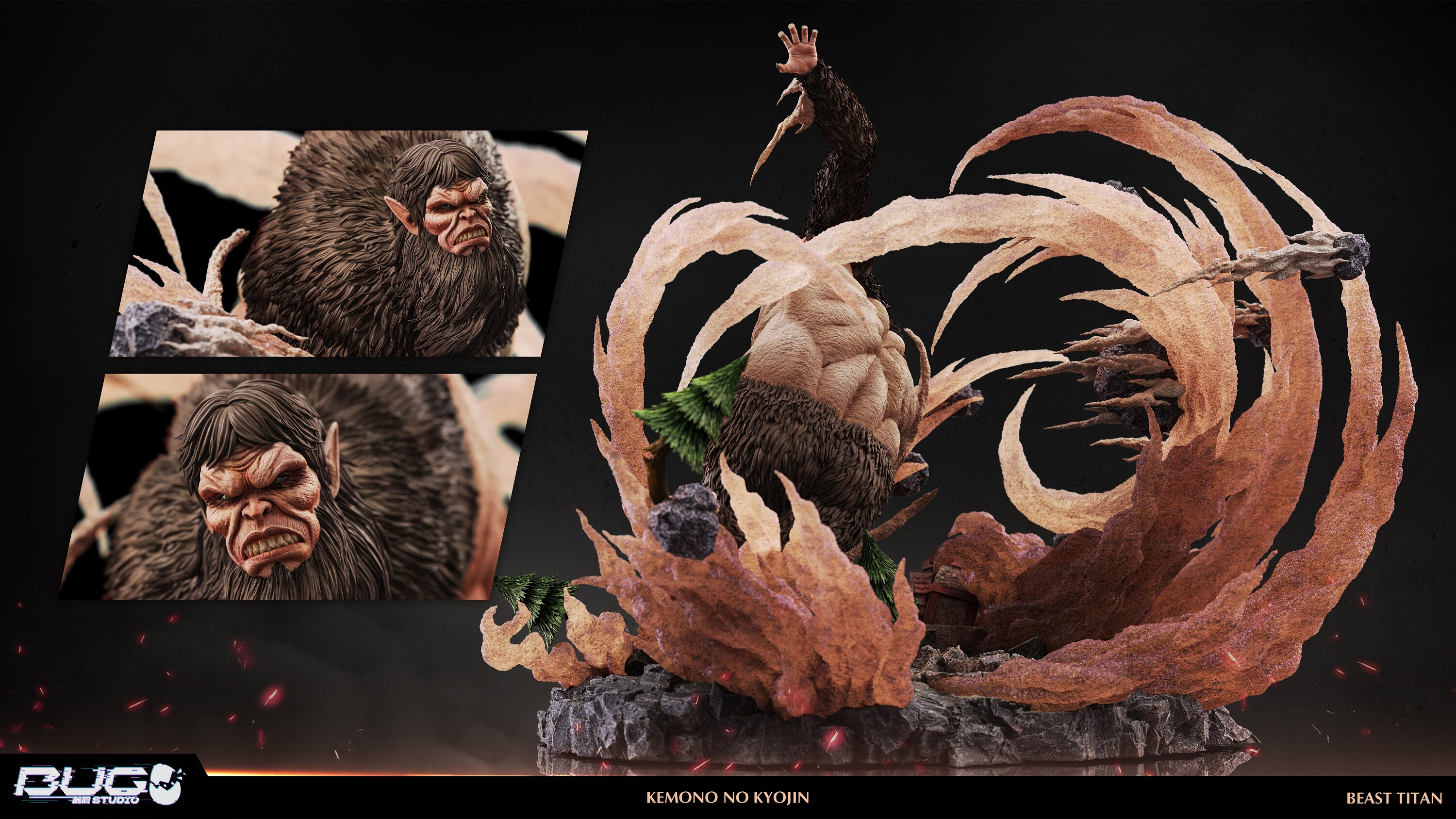 Bug Studio - Beast Titan Attack On Titan