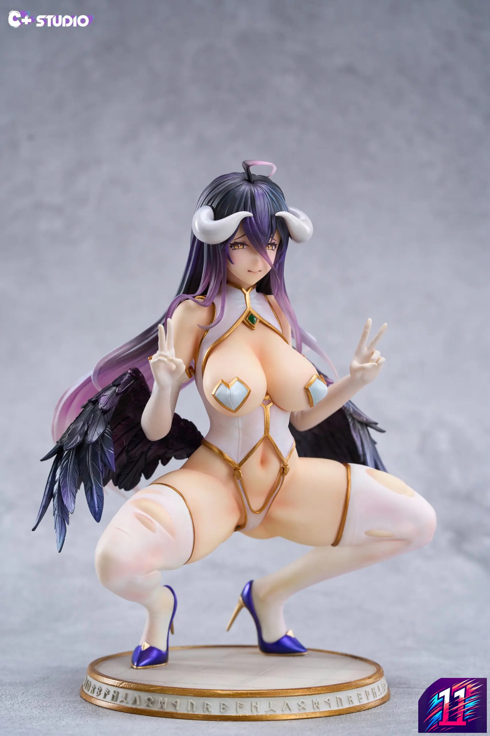 C+ Studio - Little Devils NO:1 Albedo who develops strongly Overlord
