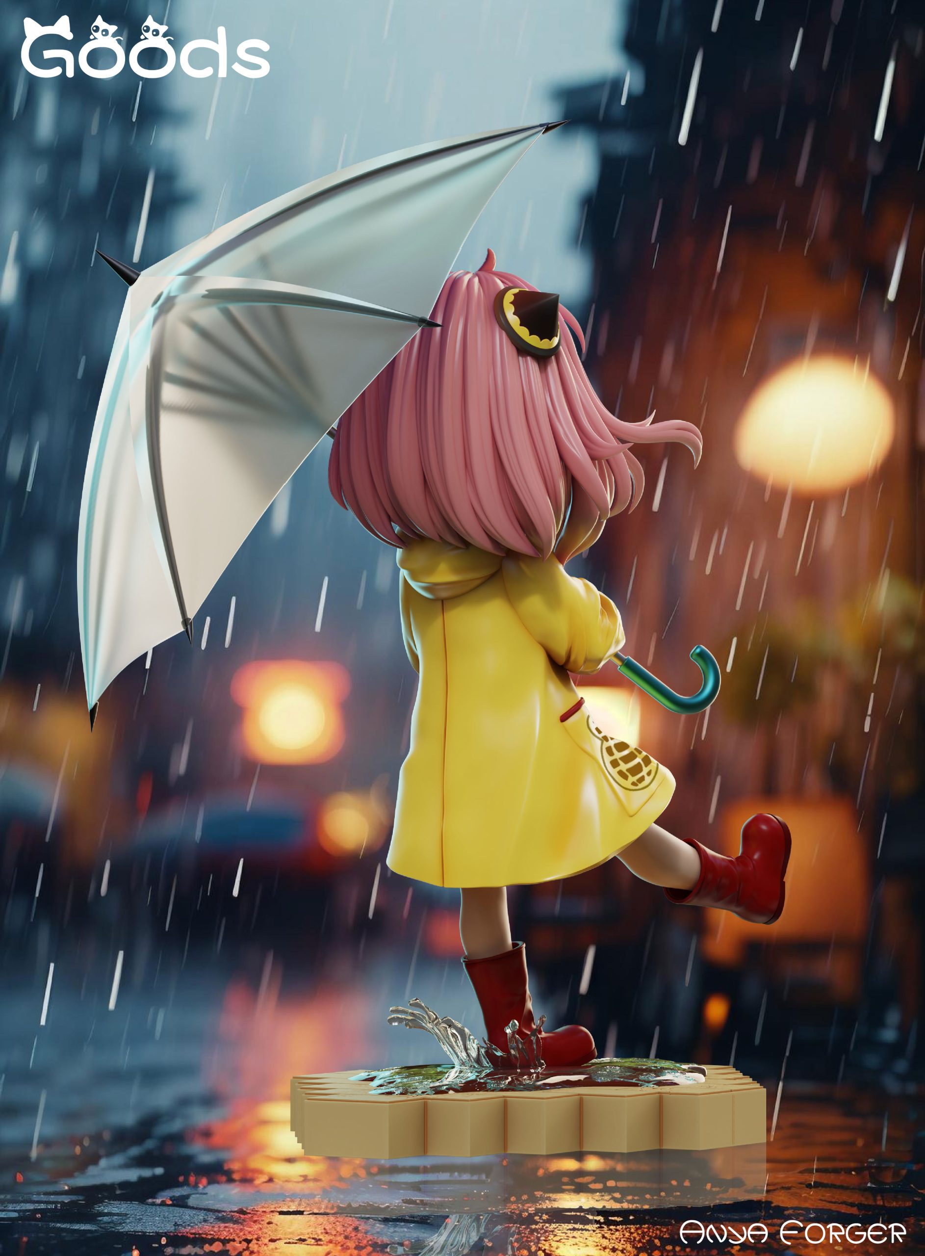 GOODS Studio - Spy x Family Series Raincoat Umbrella Anya Forger