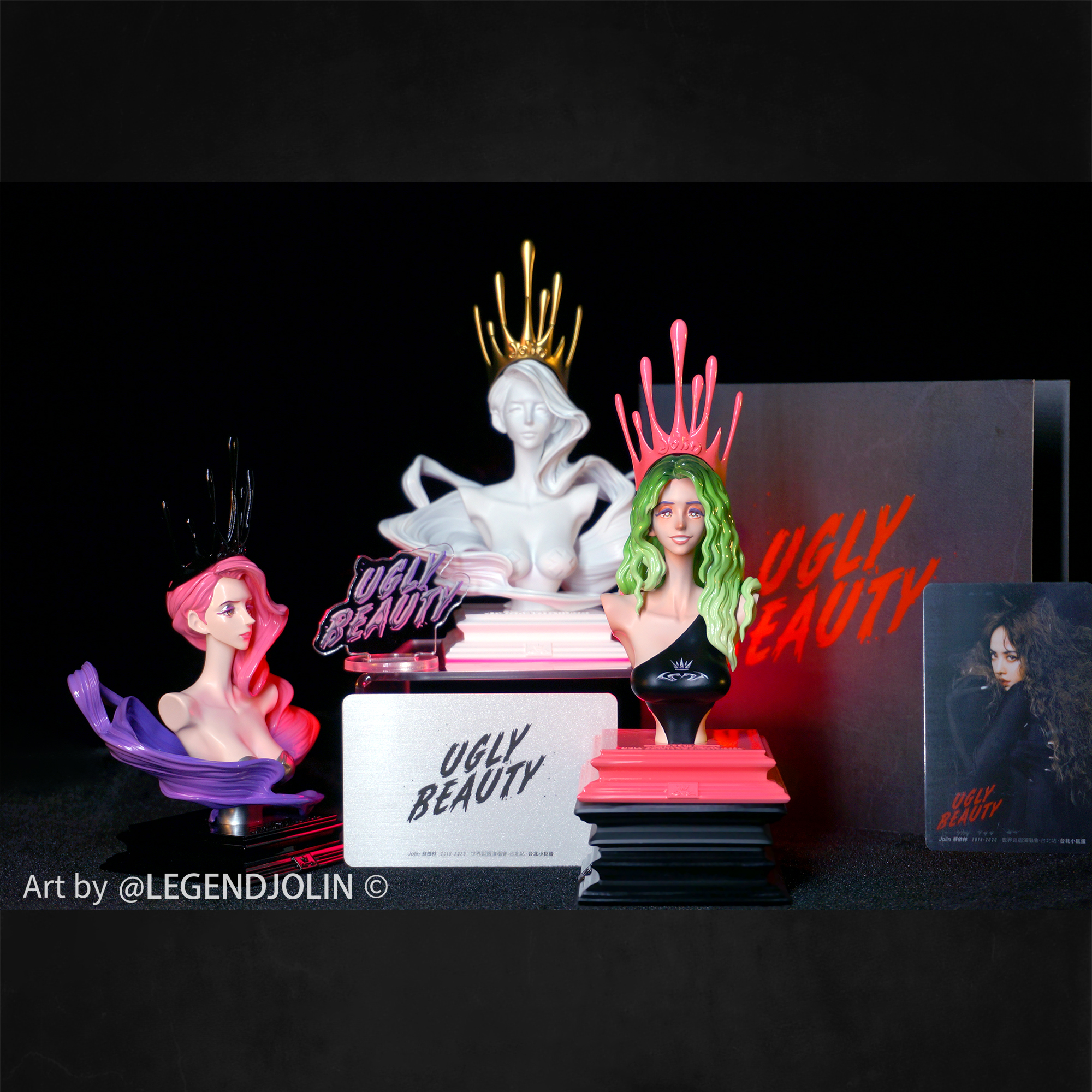 GALAXYATHENA Studio - Superstar Jolin Tsai Concert Ugly Beauty Commemorative Figure