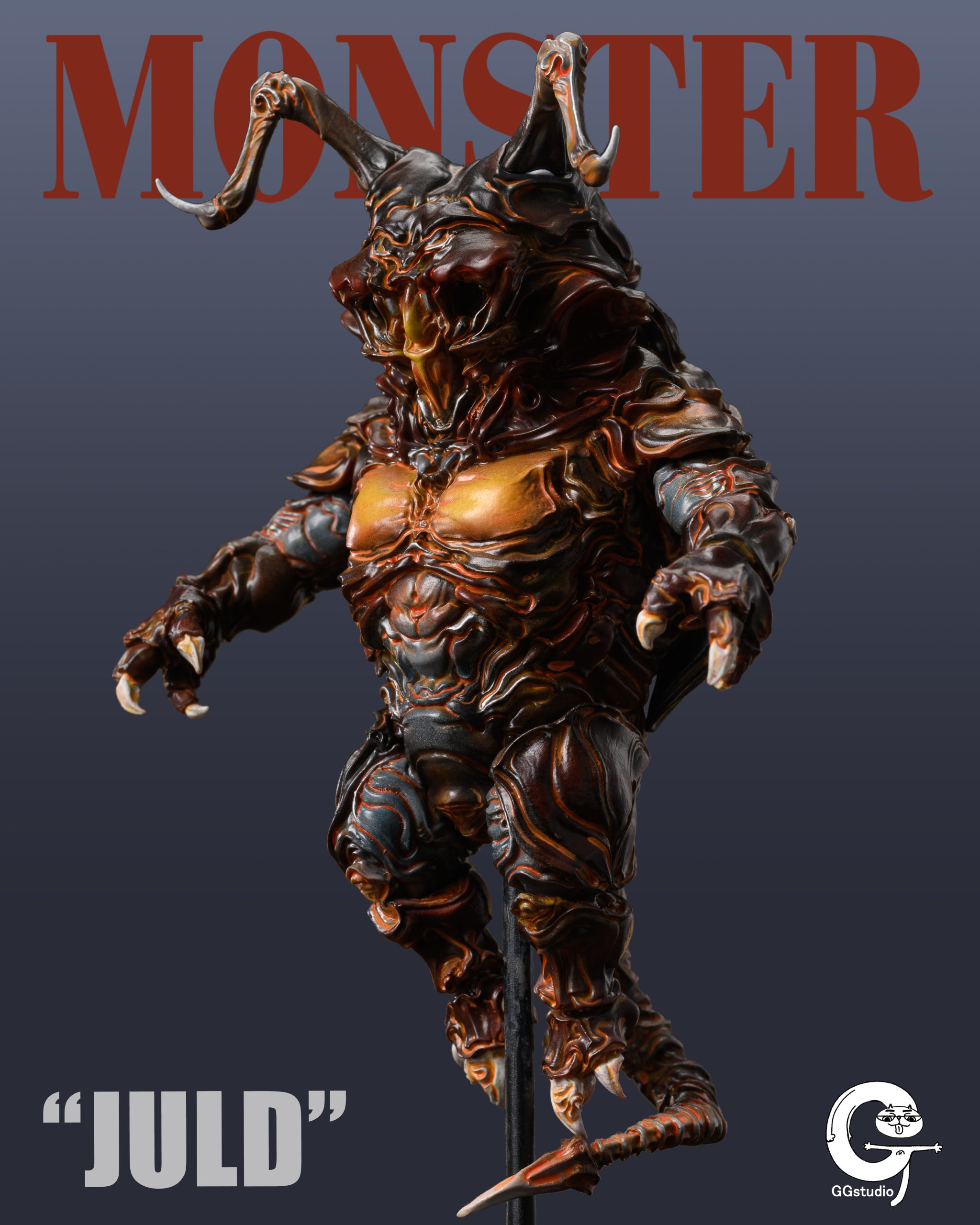 GG Studio - Original MONSTER JULD Finished Product &GK White Model