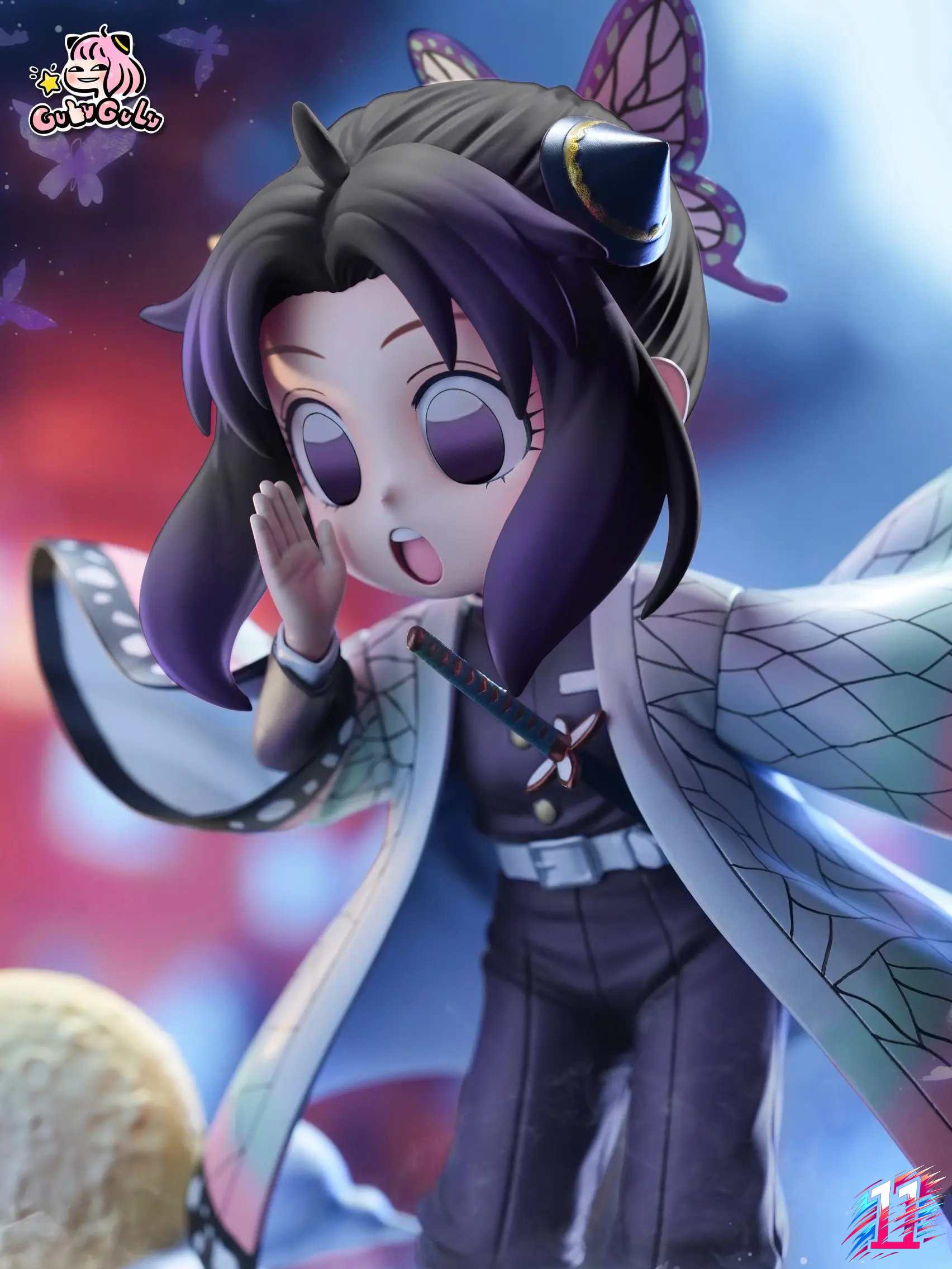 GULUGULU Studio - Anya Cosplay Demon Slayer Shinobu Kochou Spy x Family