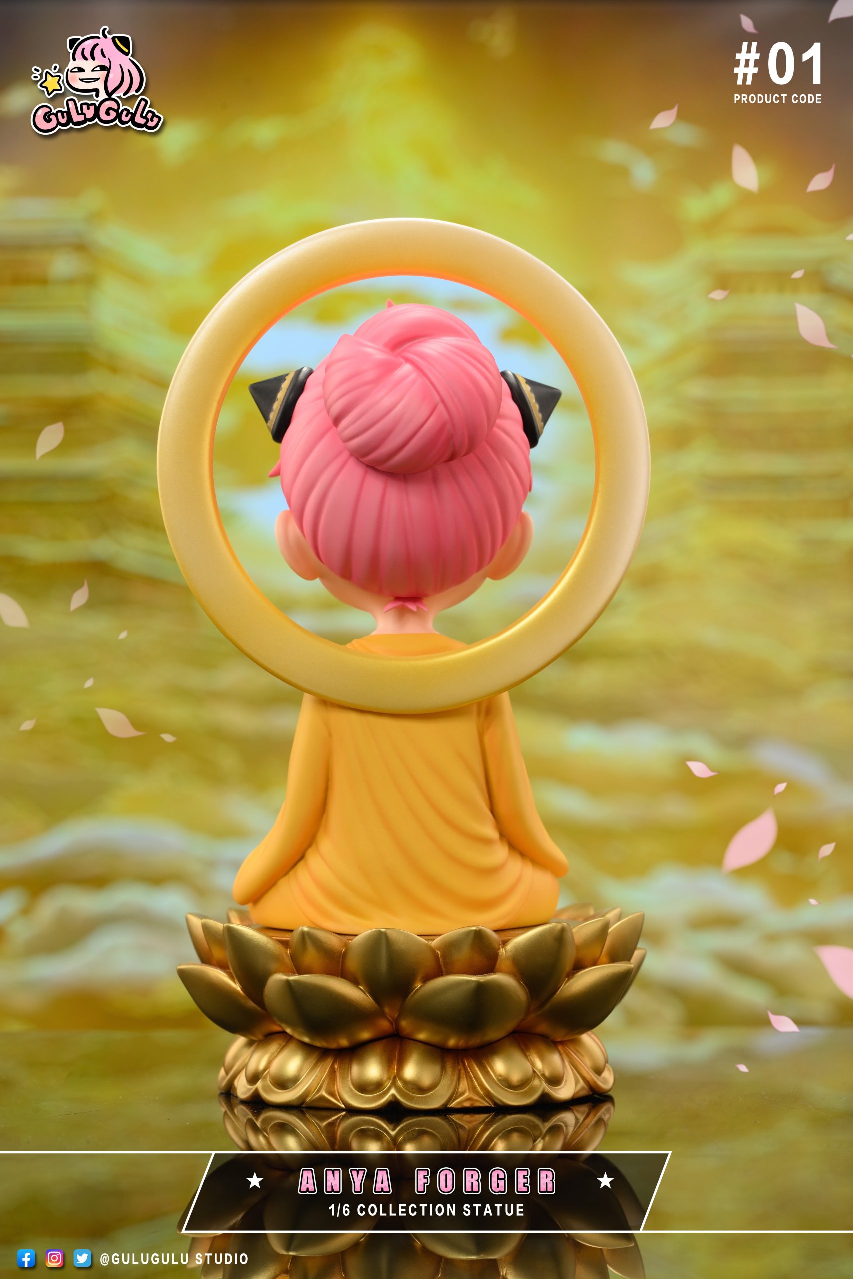 GULUGULU Studio - Spy x Family Eastern Mythology Series Anya Forger cosplays Buddha